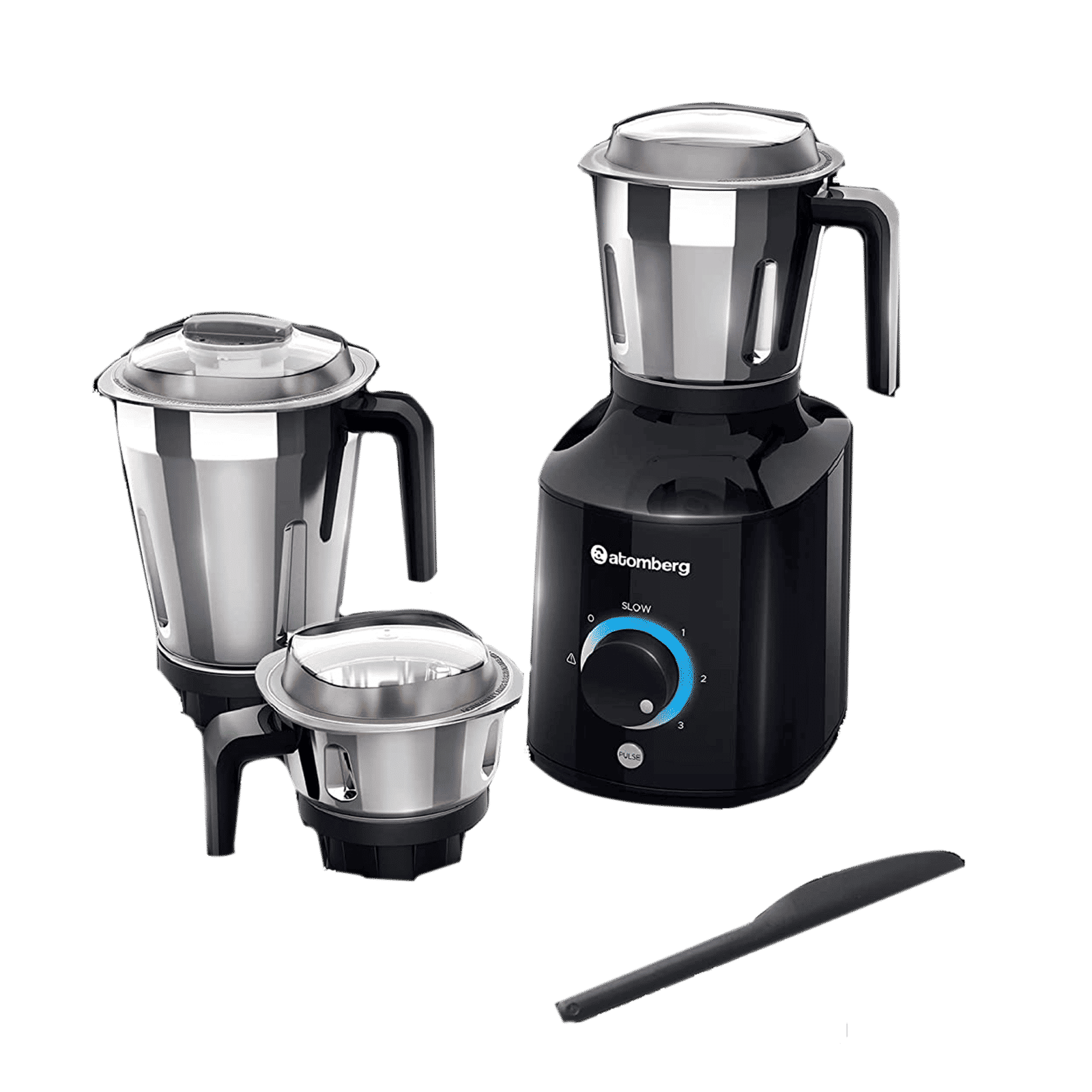 atomberg MG 1 485 Watt 4 Jars Mixer Grinder (18000 RPM, 4 Speed Control, Black)_5
