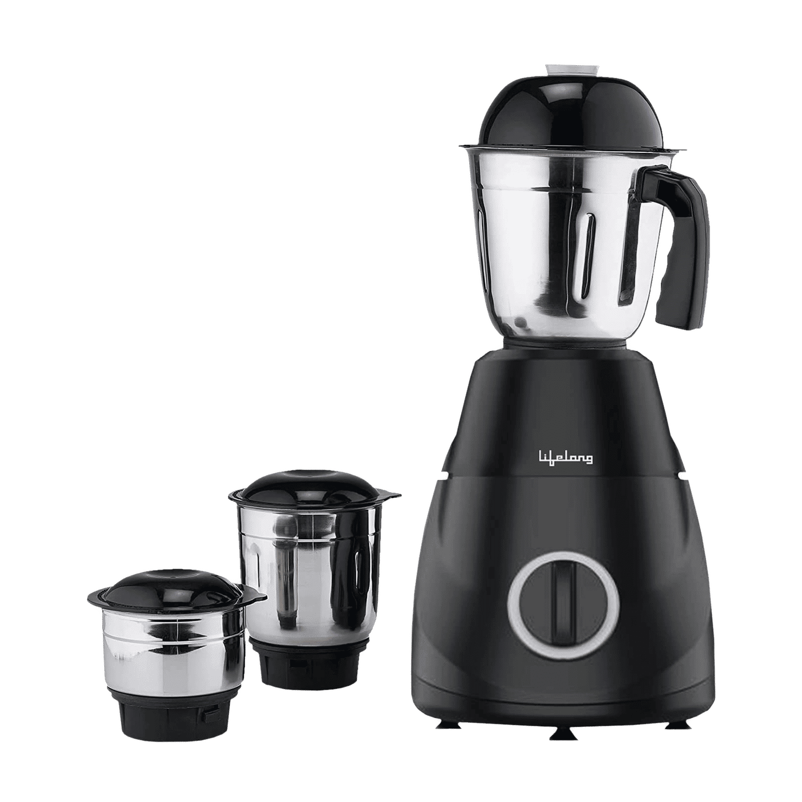 Lifelong Power Pro LX 500 Watt 3 Jars Mixer Grinder (18000 RPM, 3 Speed Control with Incher, Black)_1