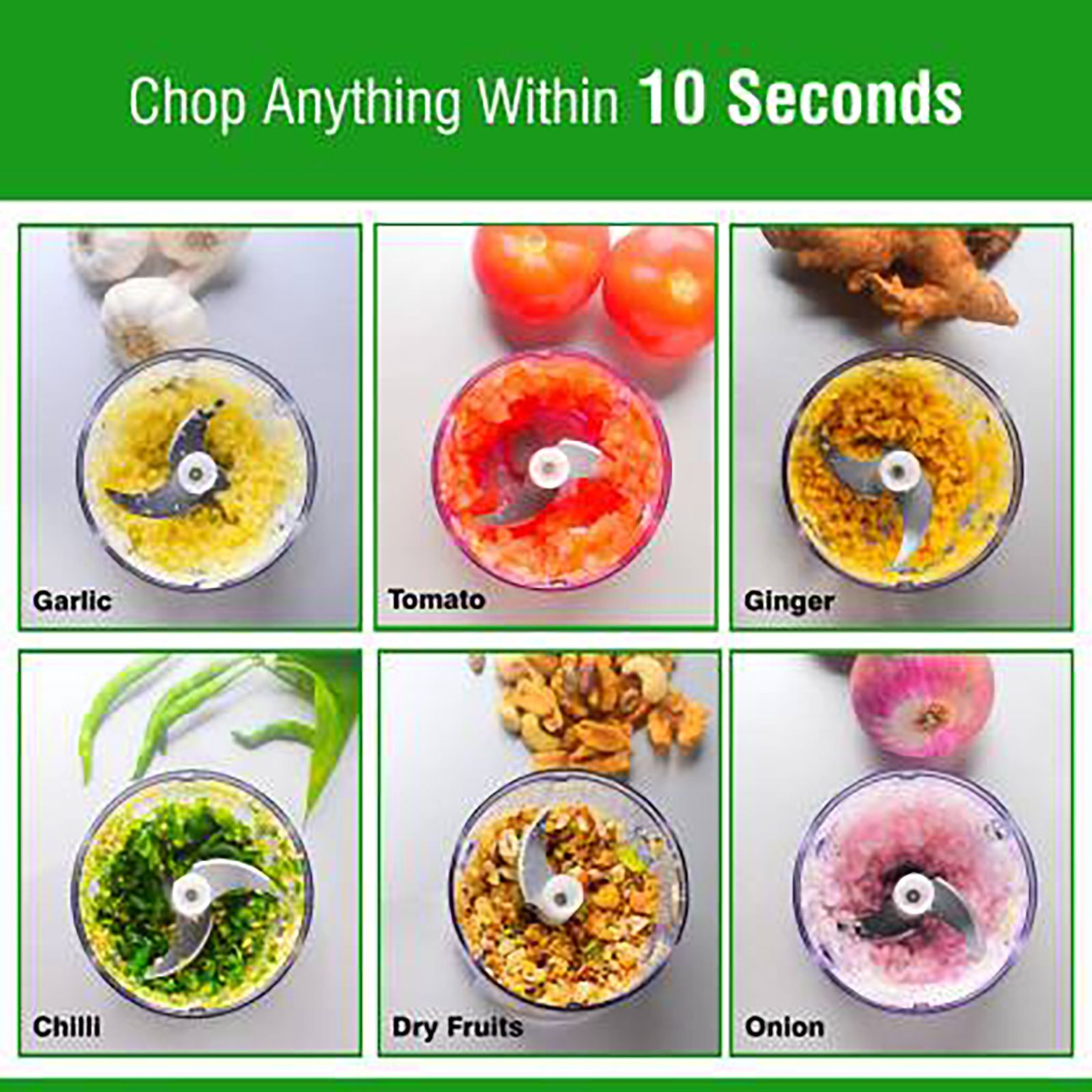 Balzano ChefMaster 30 Watt Vegetable Chopper with 3 Blades (Pink)_7