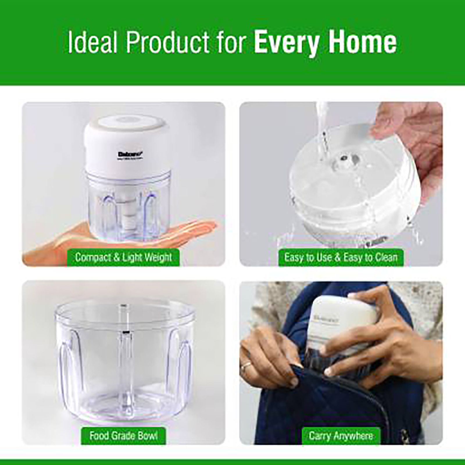 Balzano ChefMaster 30 Watt Vegetable Chopper with 3 Blades (Pink)_8