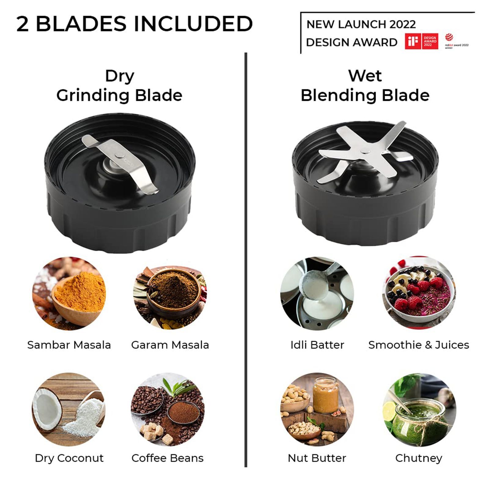 Kuvings Nutri Pro 1000 Watt 2 Jars Blender (22000 RPM, Super Quiet Motor, Ferrari Red)_6