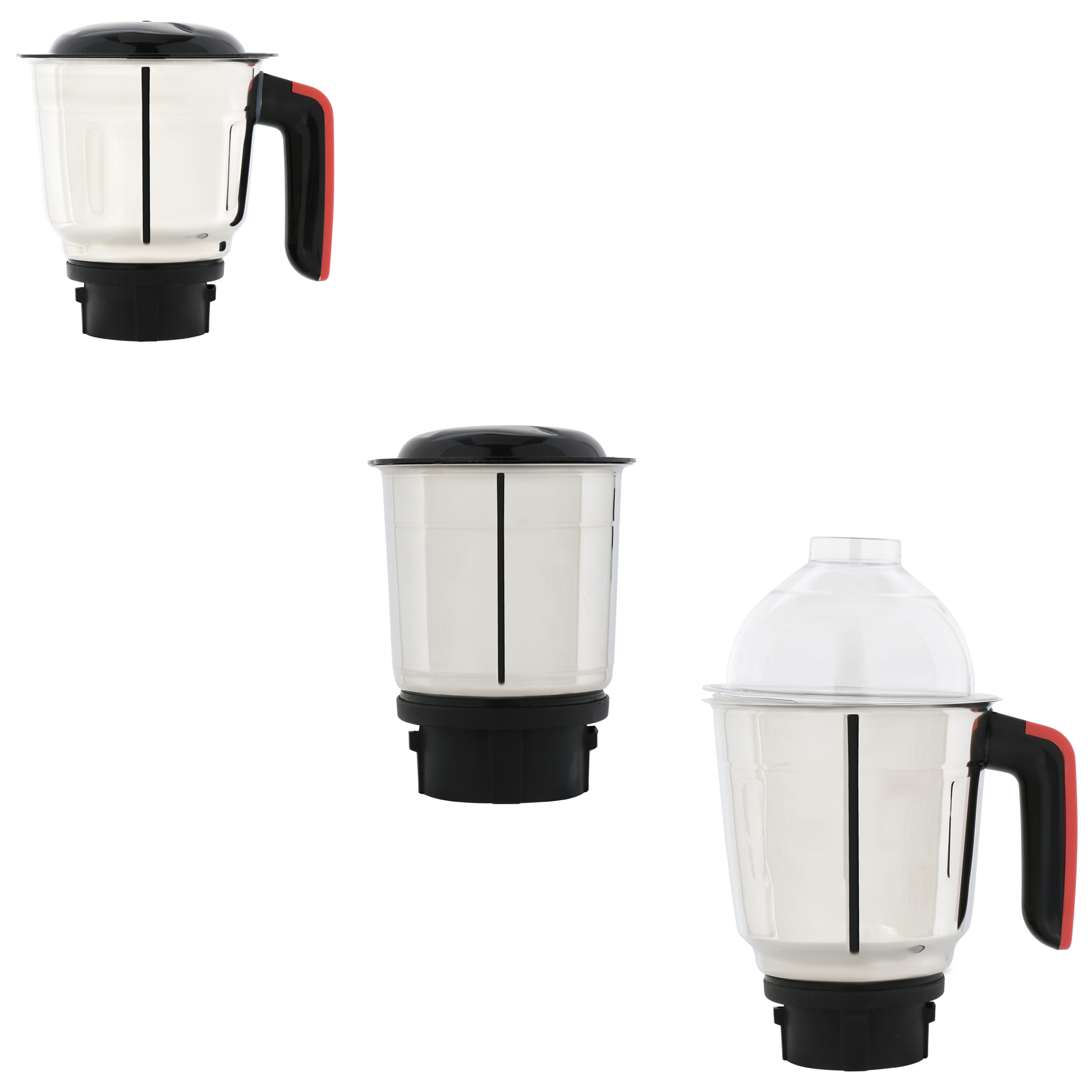 Croma 750 Watt 3 Jars Mixer Grinder (20000 RPM, Overload Protection, Red & Black)_8