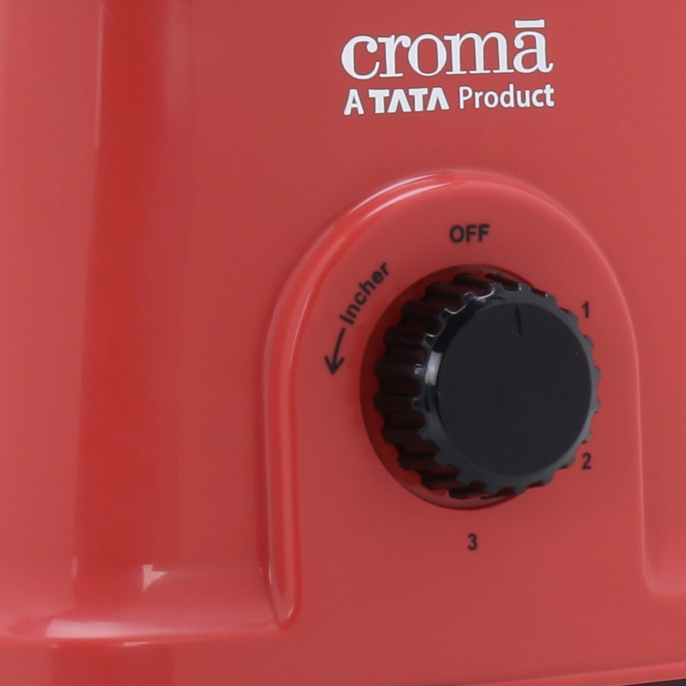 Croma 750 Watt 3 Jars Mixer Grinder (20000 RPM, Overload Protection, Red & Black)_6
