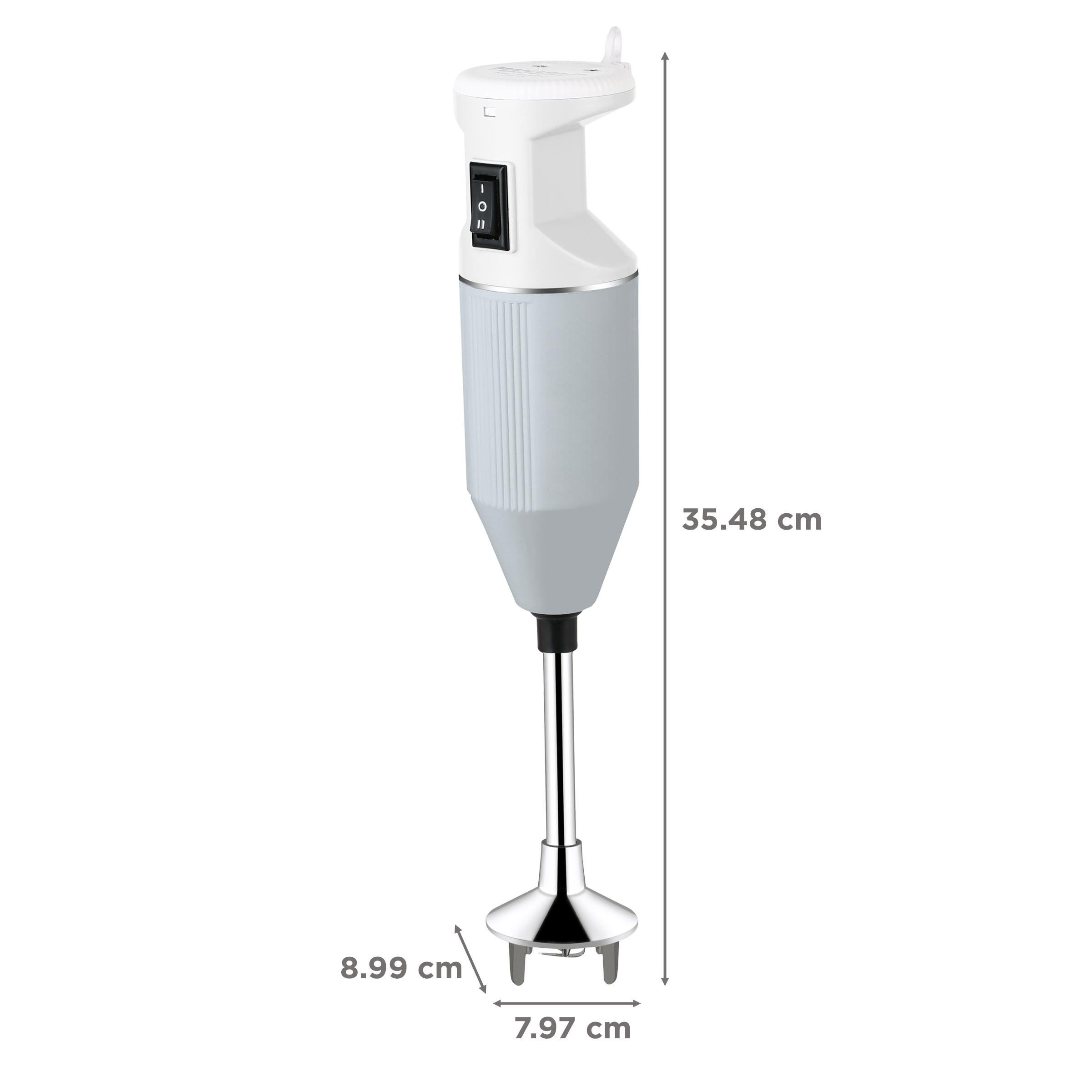 MAHARAJA WHITELINE Torsio Plus 250 Watt Hand Blender with 4 Attachments (Convenient Switch Button, Grey)_3
