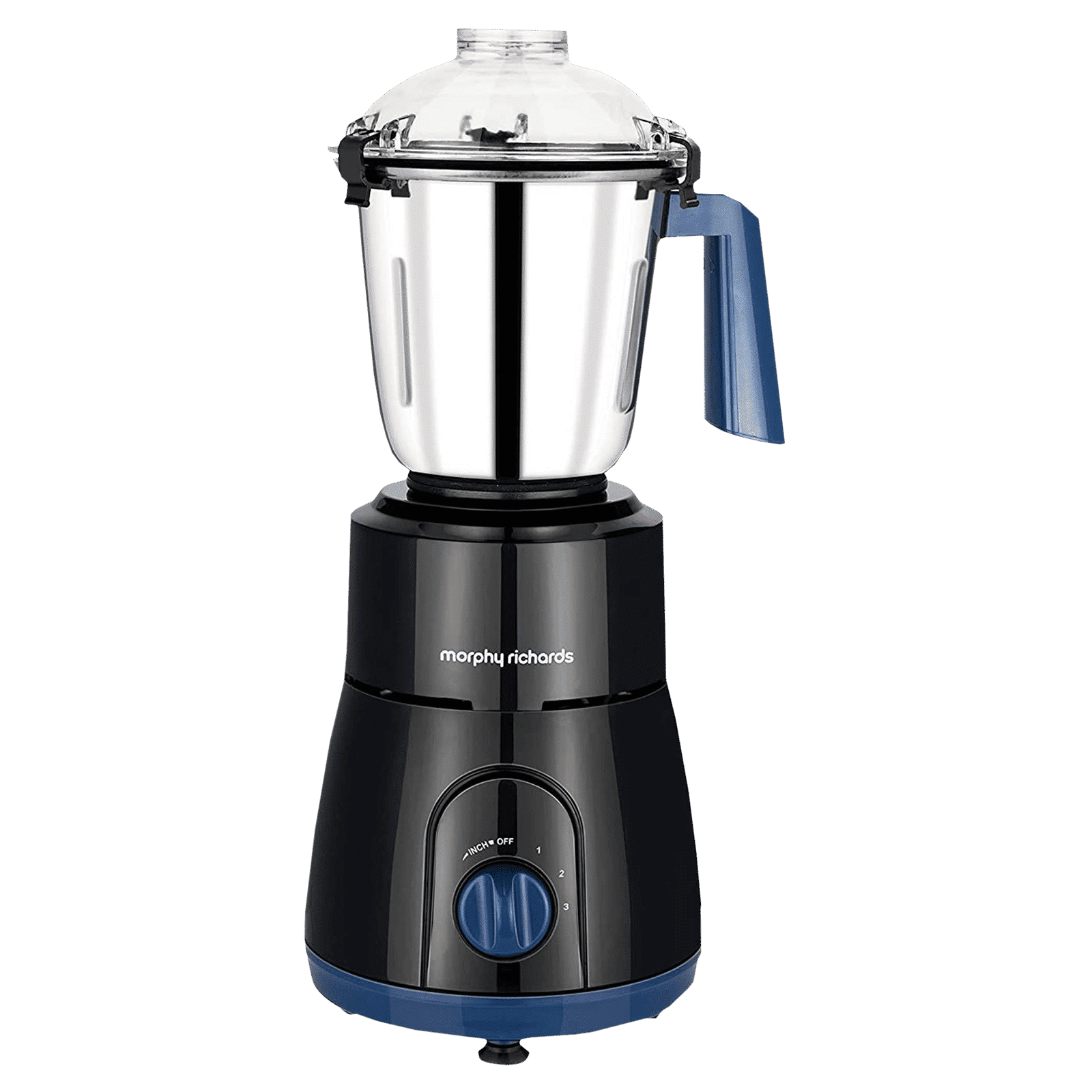 morphy richards Relish 750 Watt 4 Jars Mixer Grinder (20000 RPM, Overload Protection, Black & Blue)_9
