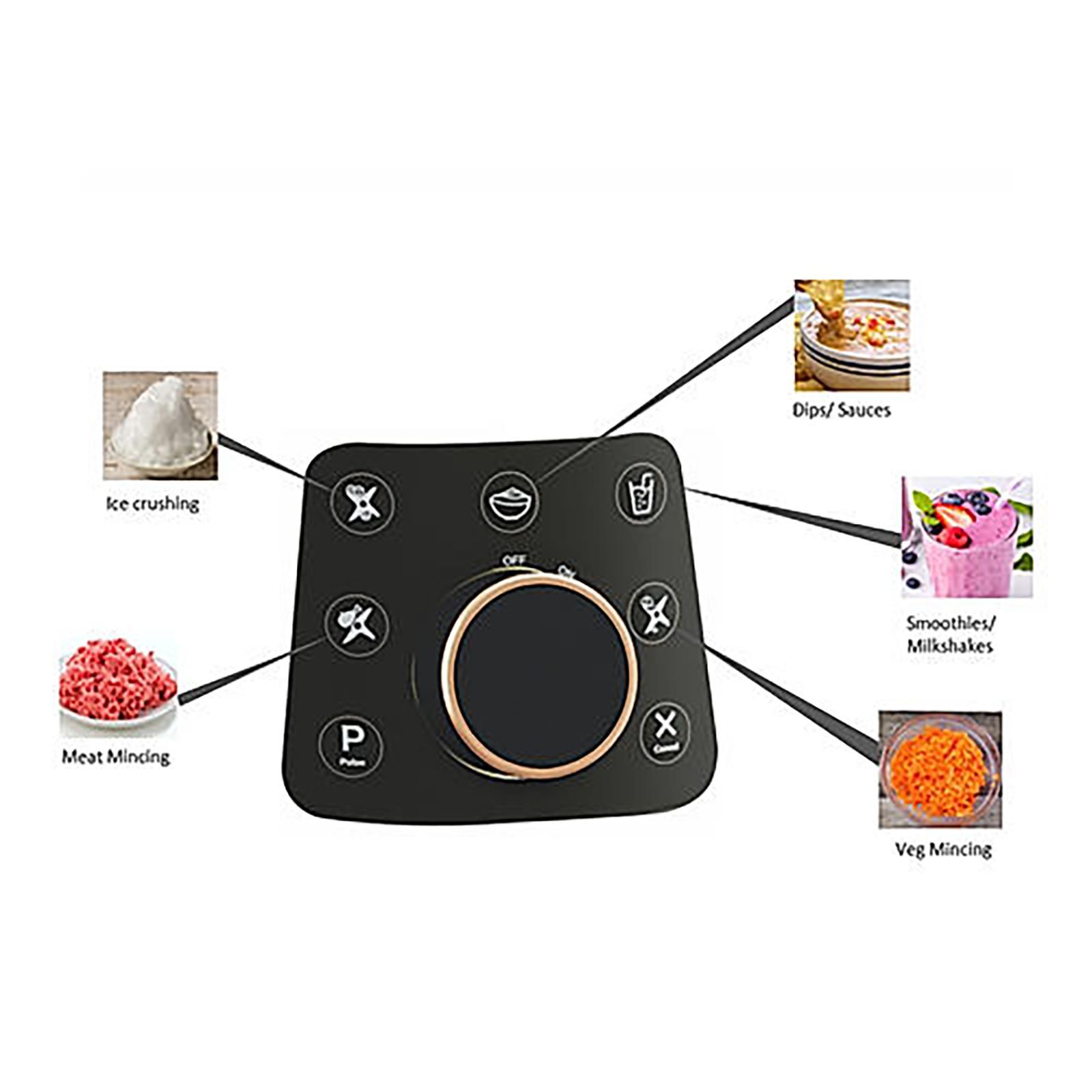 PHILIPS 1000 Watt 4 Jars Mixer Grinder (5 Preset Modes, Black)_6