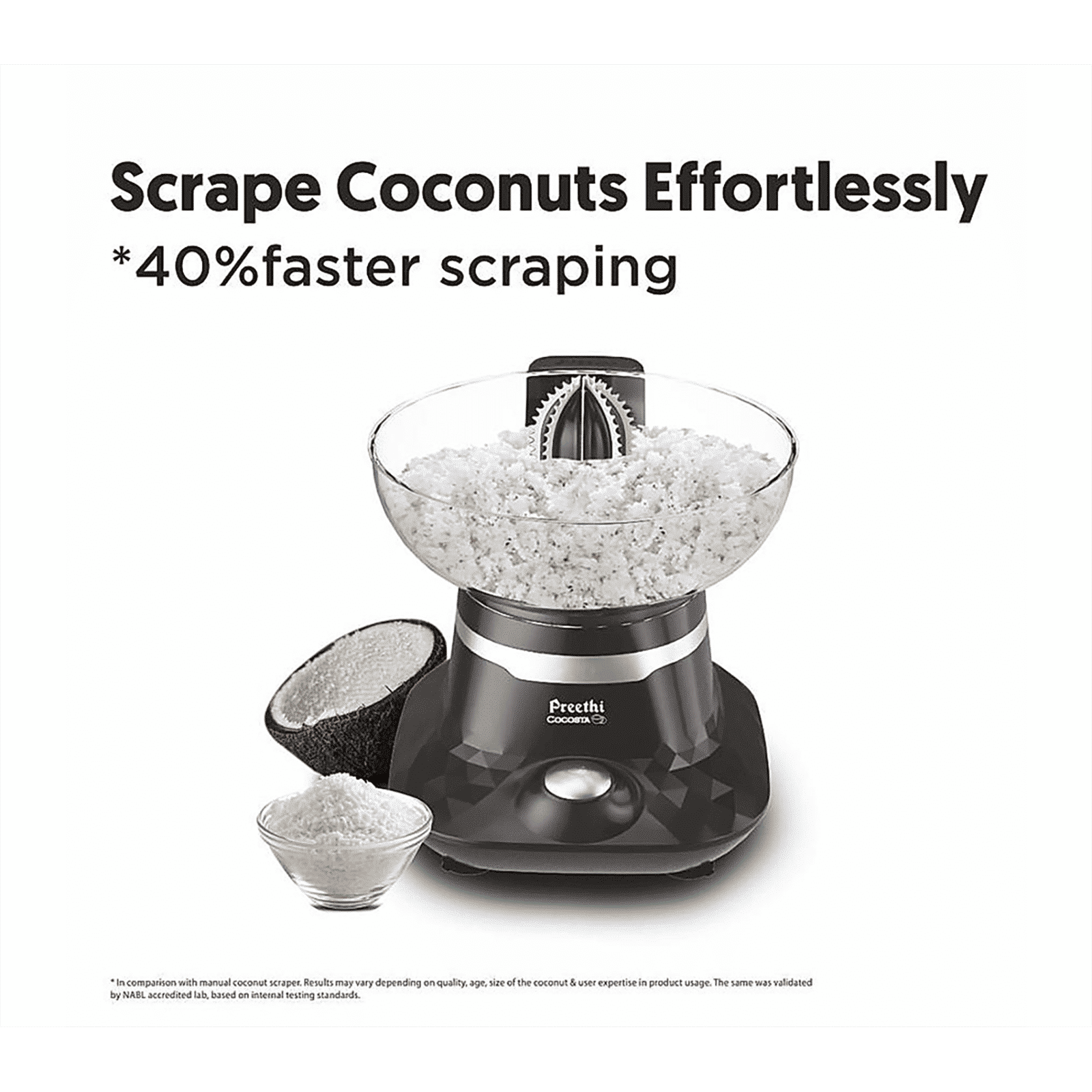 Preethi Cocosta Coconut Scraper & Citrus Juicer (Black) Preethi Cocosta Coconut Scraper & Citrus Juicer (Black)_14