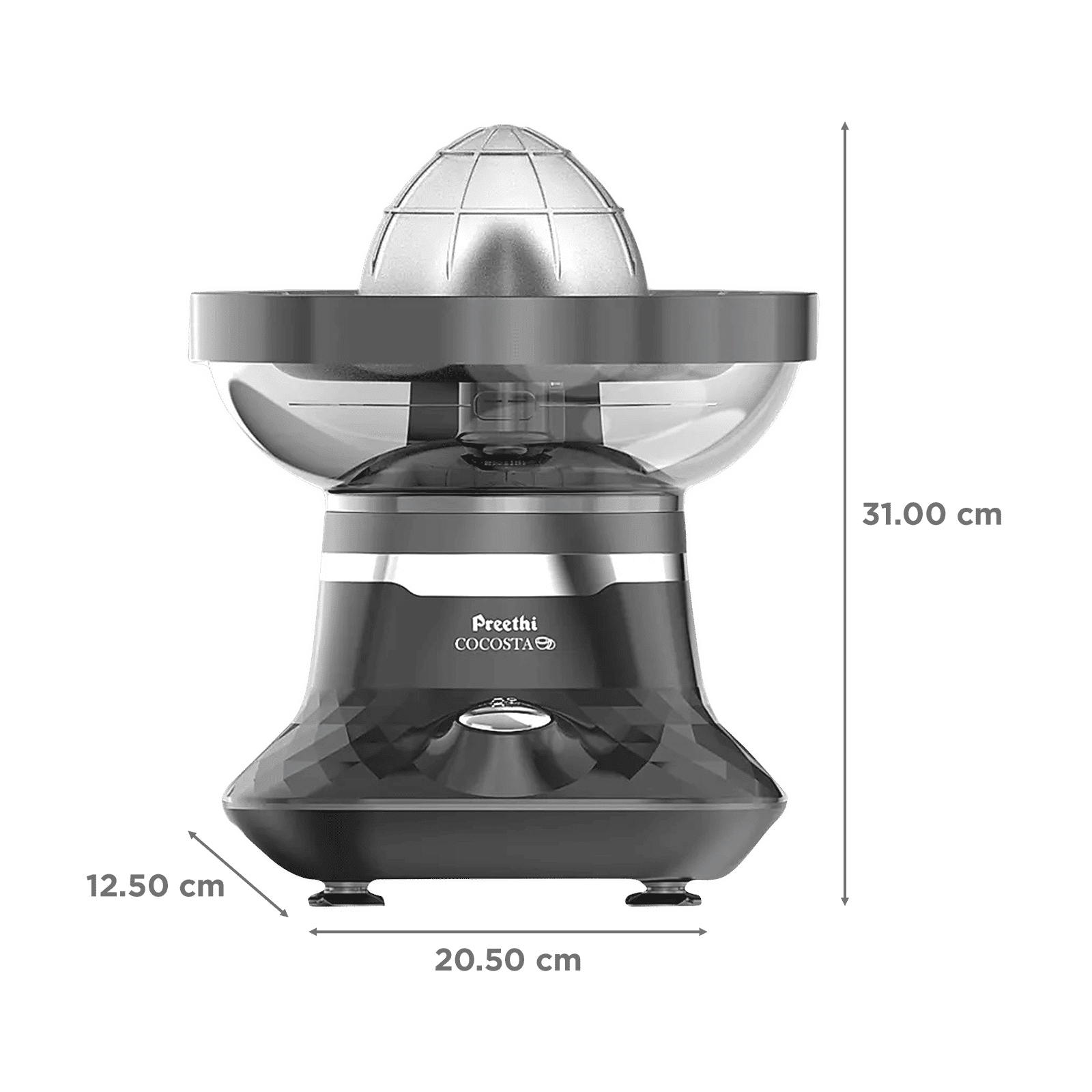 Preethi Cocosta Coconut Scraper & Citrus Juicer (Black) Preethi Cocosta Coconut Scraper & Citrus Juicer (Black)_3
