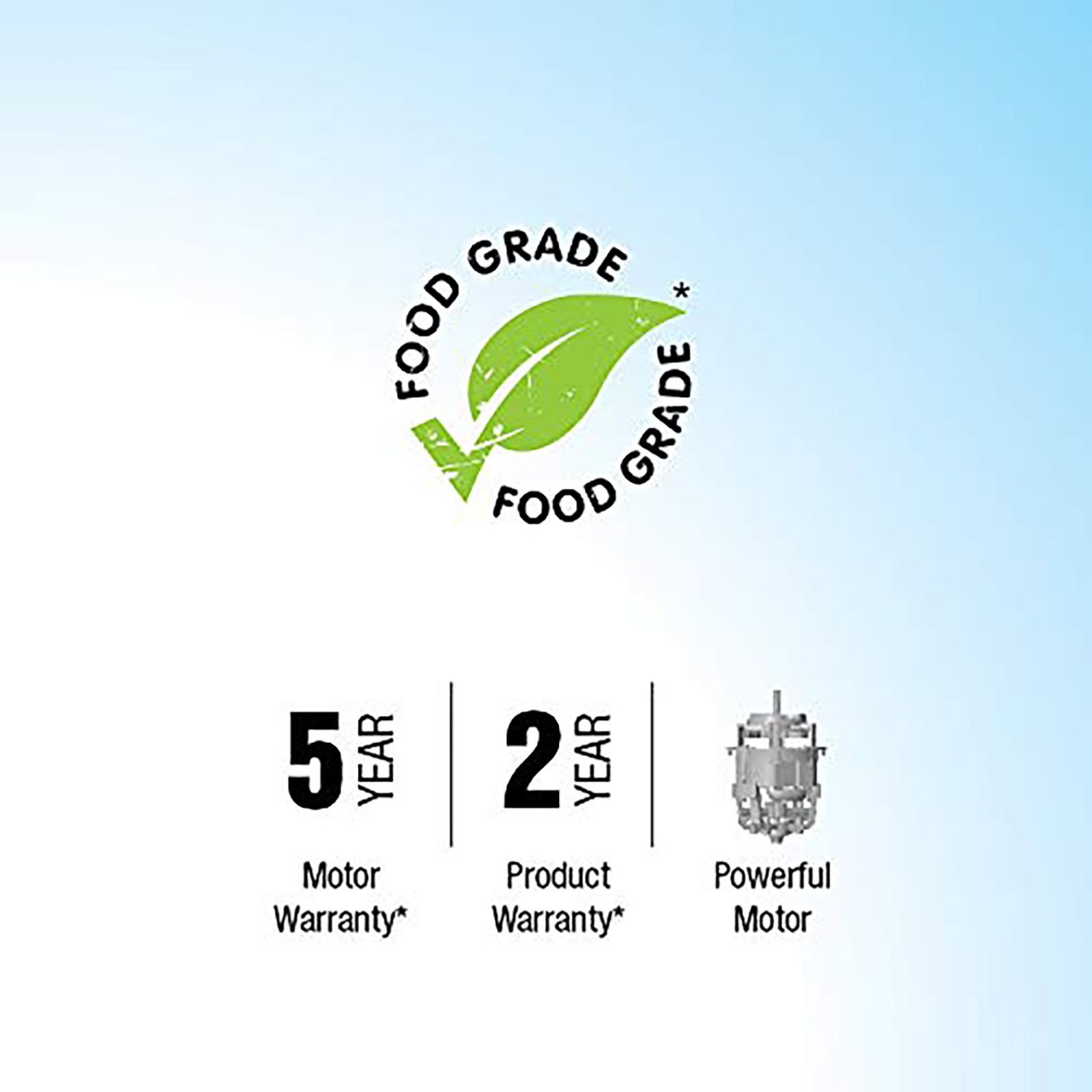 HAVELLS Rigo 500 Watt 3 Jars Juicer Mixer Grinder (Stainless Steel Blade, White Blue)_7