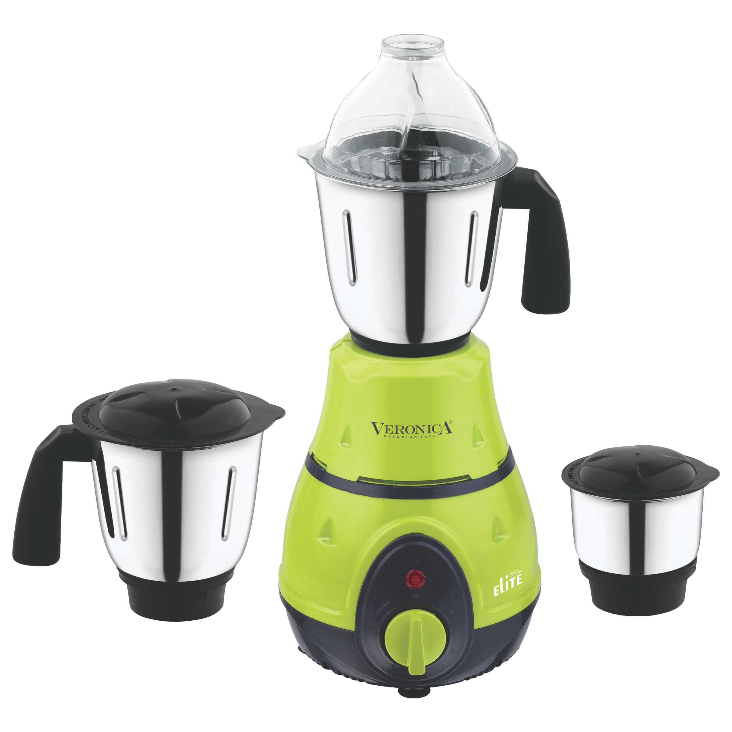 Veronica Elite 600 Watt 3 Jars Mixer Grinder (18000 RPM, Polycarbonate Lid, Green) Veronica Elite 600 Watt 3 Jars Mixer Grinder (18000 RPM, Polycarbonate Lid, Green)_1