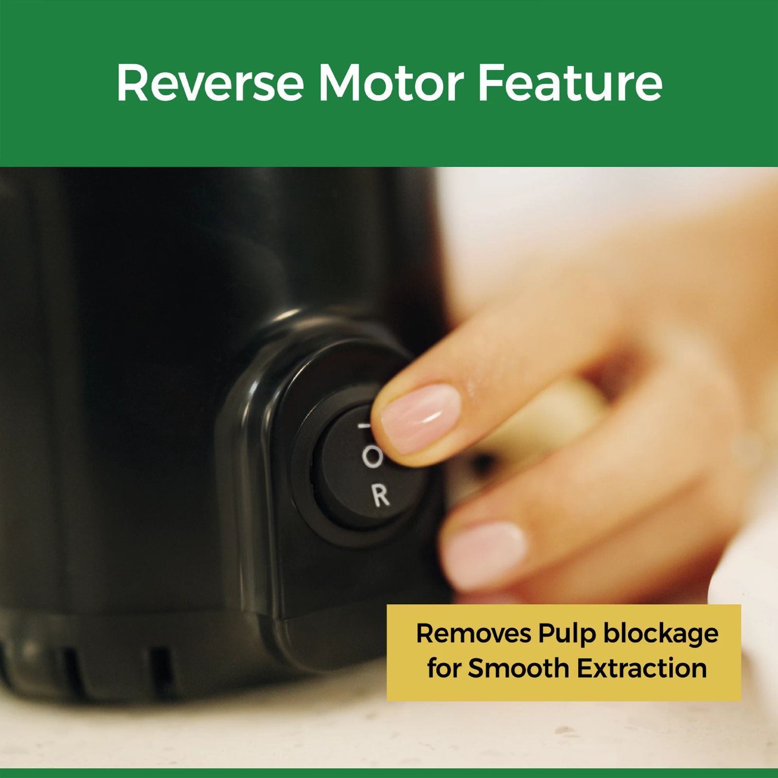 Balzano 100 Watt Cold Press Slow Juicer (55 RPM, Reverse Motor, Black)_5