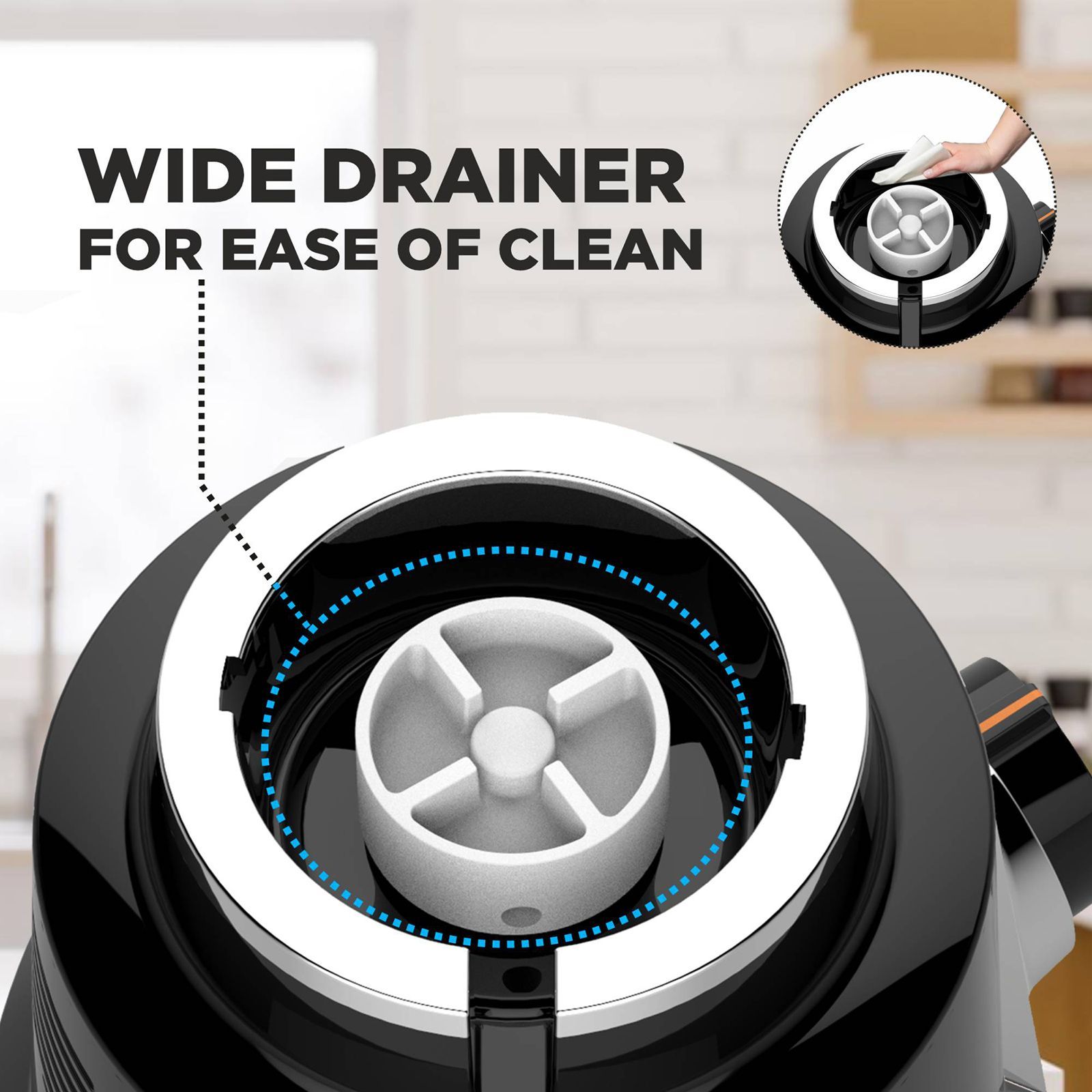 Butterfly Magnum 900 Watt 3 Jars Mixer Grinder (Hands Free Operation, Black)_9