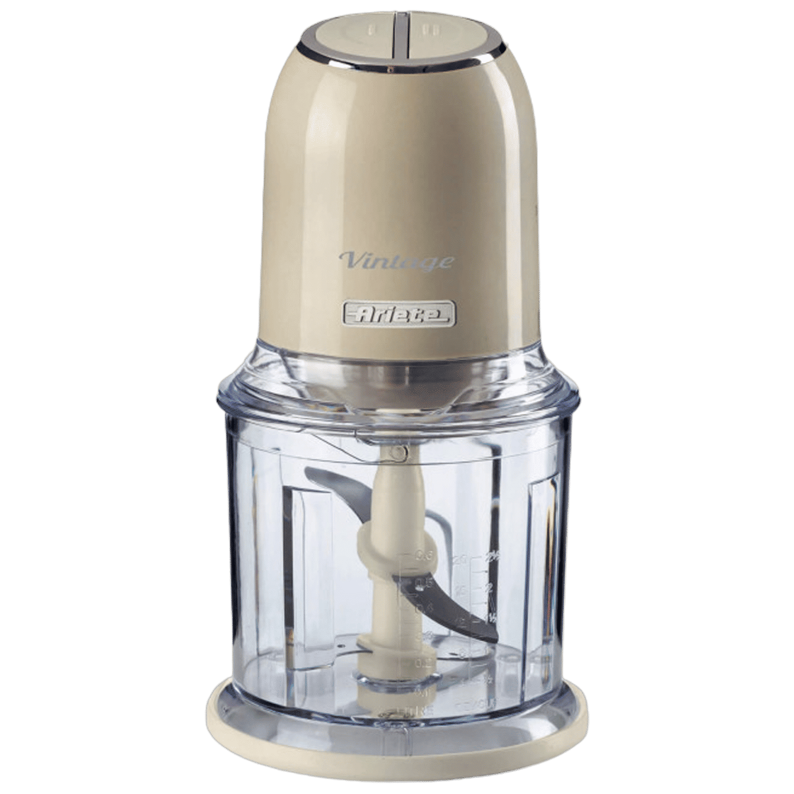 Ariete Vintage 400 Watt Vegetable and Fruit Chopper with 4 Blades (Beige)_1