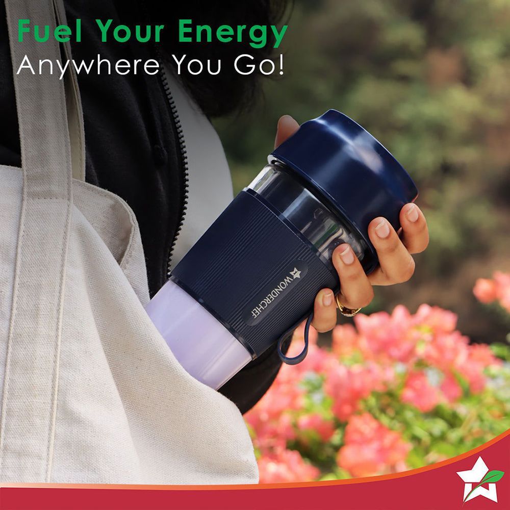 WONDERCHEF Nutri Cup 40 Watt Portable Blender (Dishwasher Safe, Blue)_11