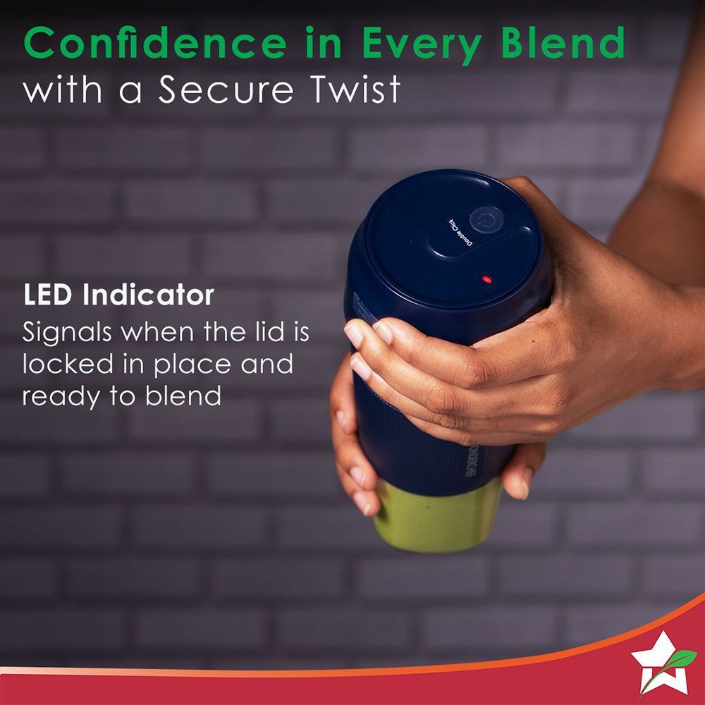 WONDERCHEF Nutri Cup 40 Watt Portable Blender (Dishwasher Safe, Blue)_14