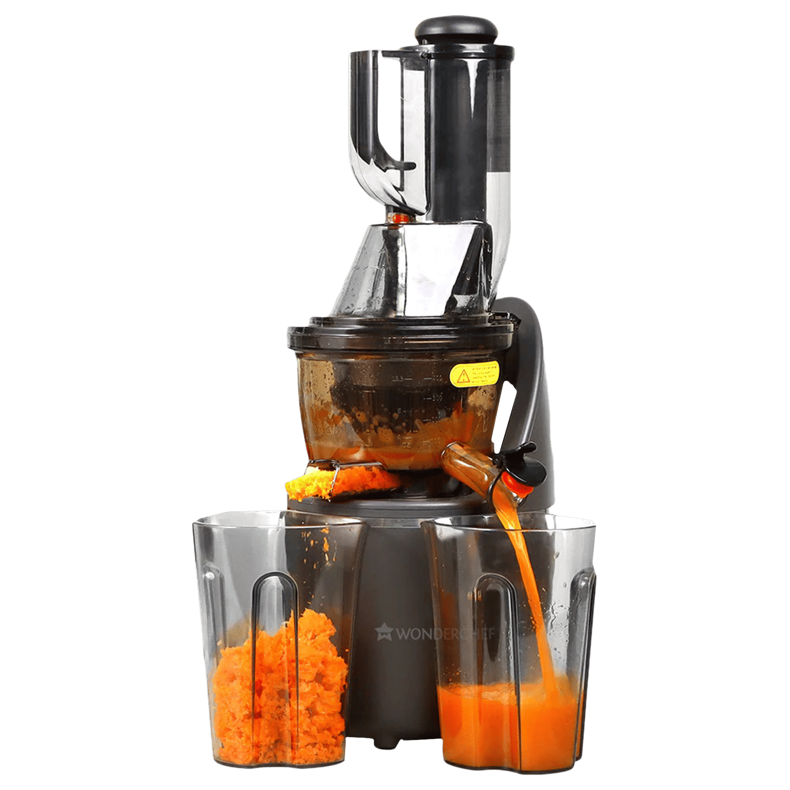 WONDERCHEF Regalia 240 Watt 2 Jars Cold Press Slow Juicer (55 RPM, Powerful and Nutritional, Black)_1
