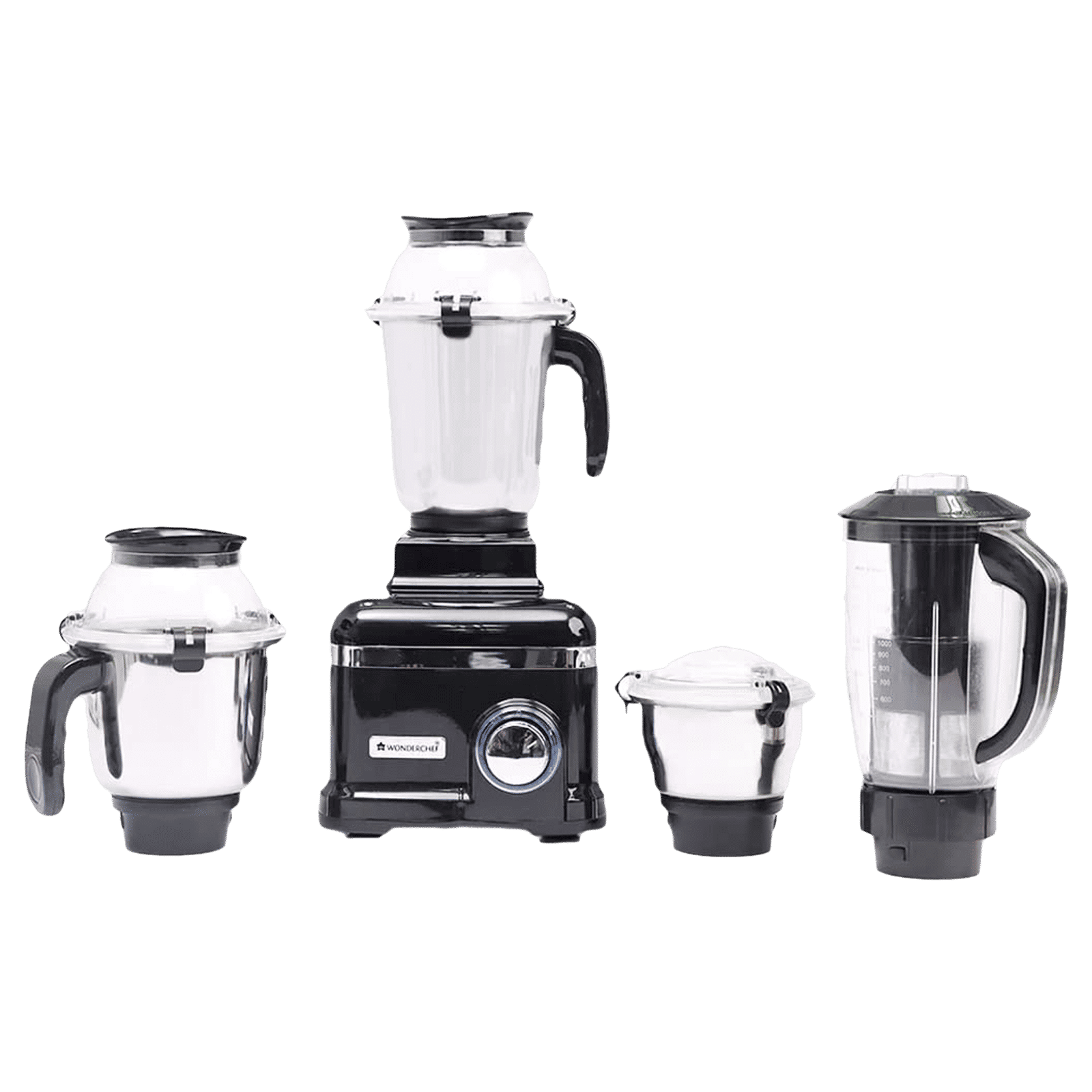 WONDERCHEF Sumo Black DLX 1000 Watt 4 Jars Mixer Grinder (Advanced Air Ventilation System, Black) WONDERCHEF Sumo Black DLX 1000 Watt 4 Jars Mixer Grinder (Advanced Air Ventilation System, Black)_5