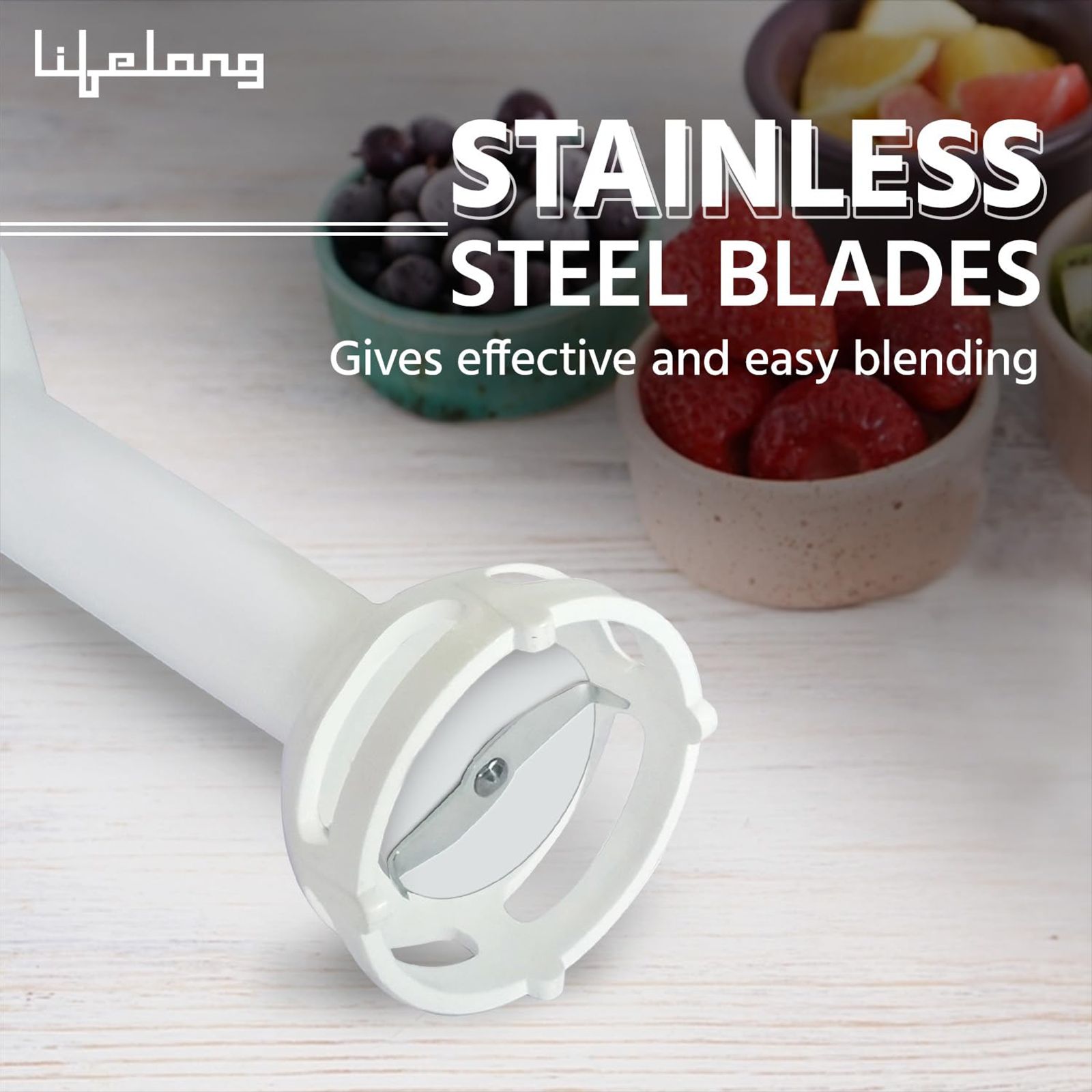 Lifelong 300 Watt Hand Blender (Anti-Splash, White) Lifelong 300 Watt Hand Blender (Anti-Splash, White)_4