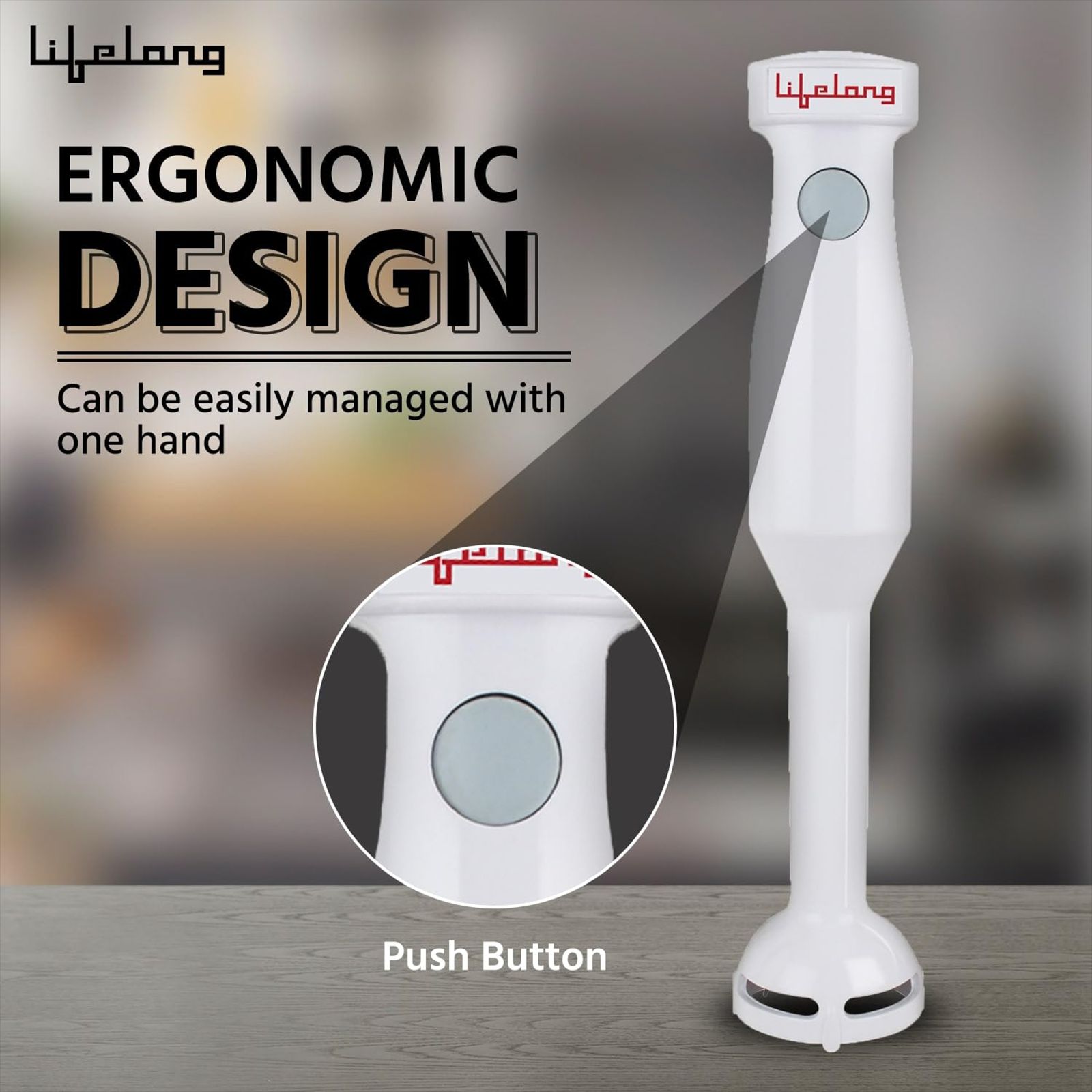 Lifelong 300 Watt Hand Blender (Anti-Splash, White) Lifelong 300 Watt Hand Blender (Anti-Splash, White)_5