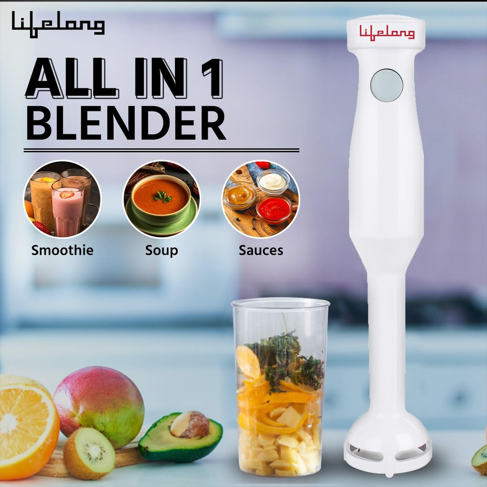 Lifelong 300 Watt Hand Blender (Anti-Splash, White) Lifelong 300 Watt Hand Blender (Anti-Splash, White)_7