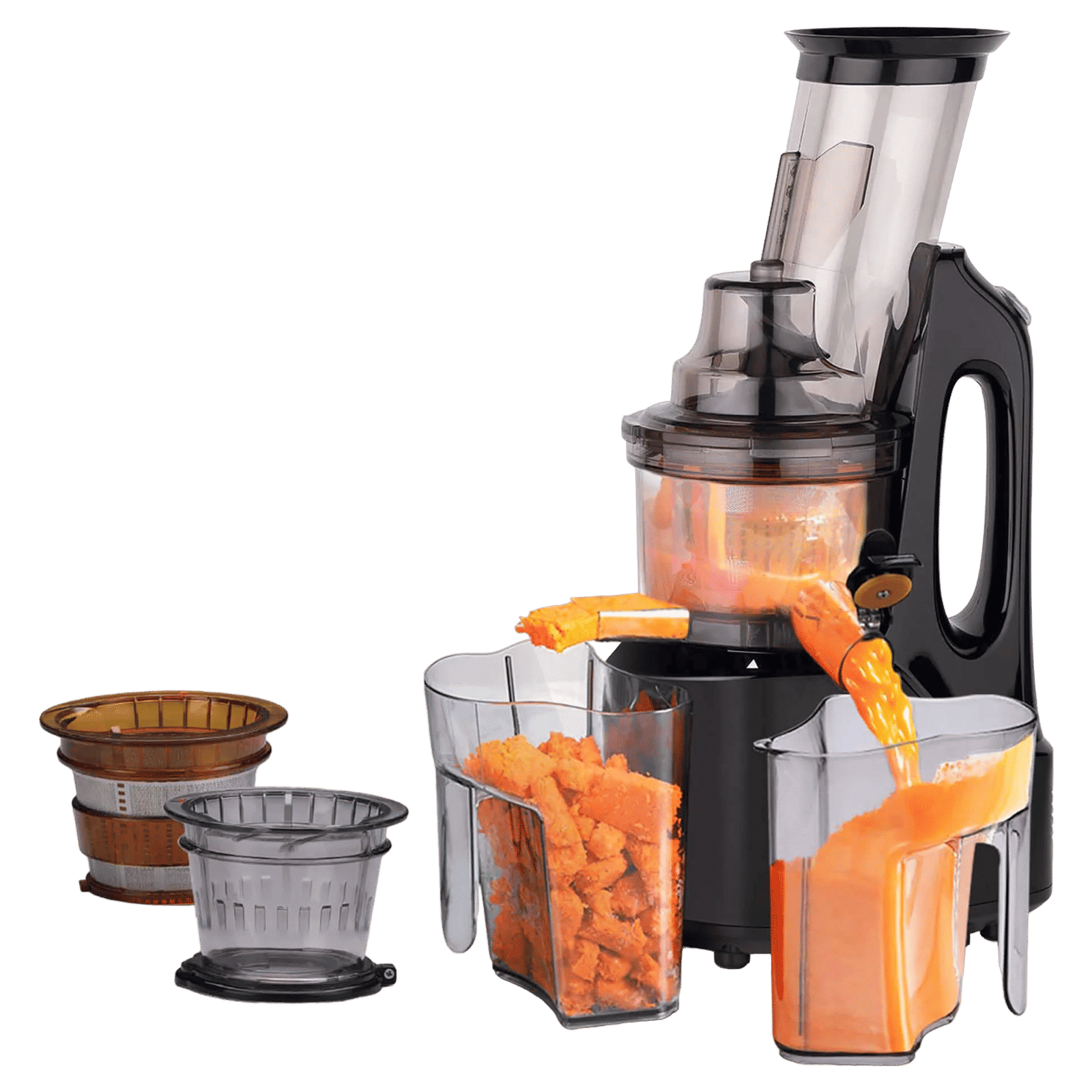 AGARO Royal 240 Watt 2 Jars Cold Press Slow Juicer (65 RPM, 120 Minutes Runtime, Black) AGARO Royal 240 Watt 2 Jars Cold Press Slow Juicer (65 RPM, 120 Minutes Runtime, Black)_1