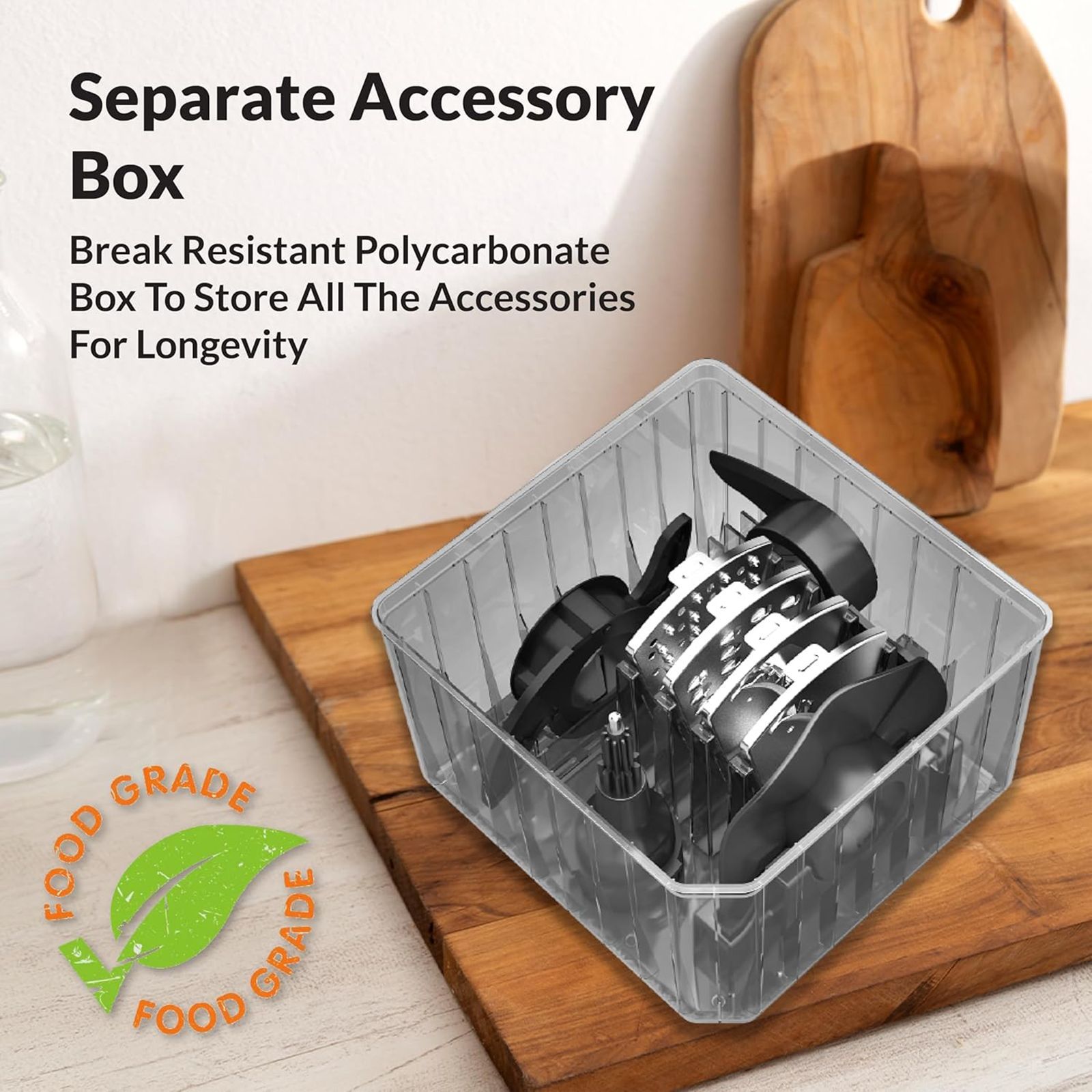 HAVELLS Foodo 750 Watt Food Processor with 10 Blades (Black) HAVELLS Foodo 750 Watt Food Processor with 10 Blades (Black)_15