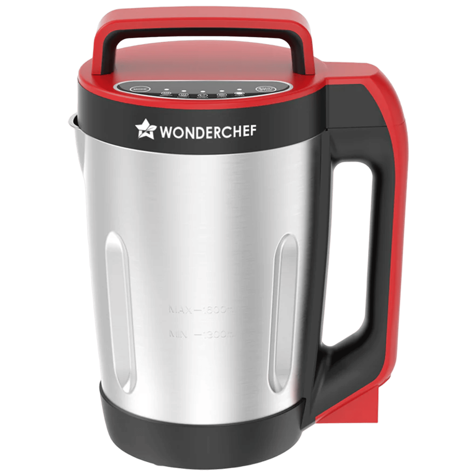 WONDERCHEF Neo 900 Watt 1.6 Litre Soup Maker with 5 Preset Functions (Red & Black) WONDERCHEF Neo 900 Watt 1.6 Litre Soup Maker with 5 Preset Functions (Red & Black)_1