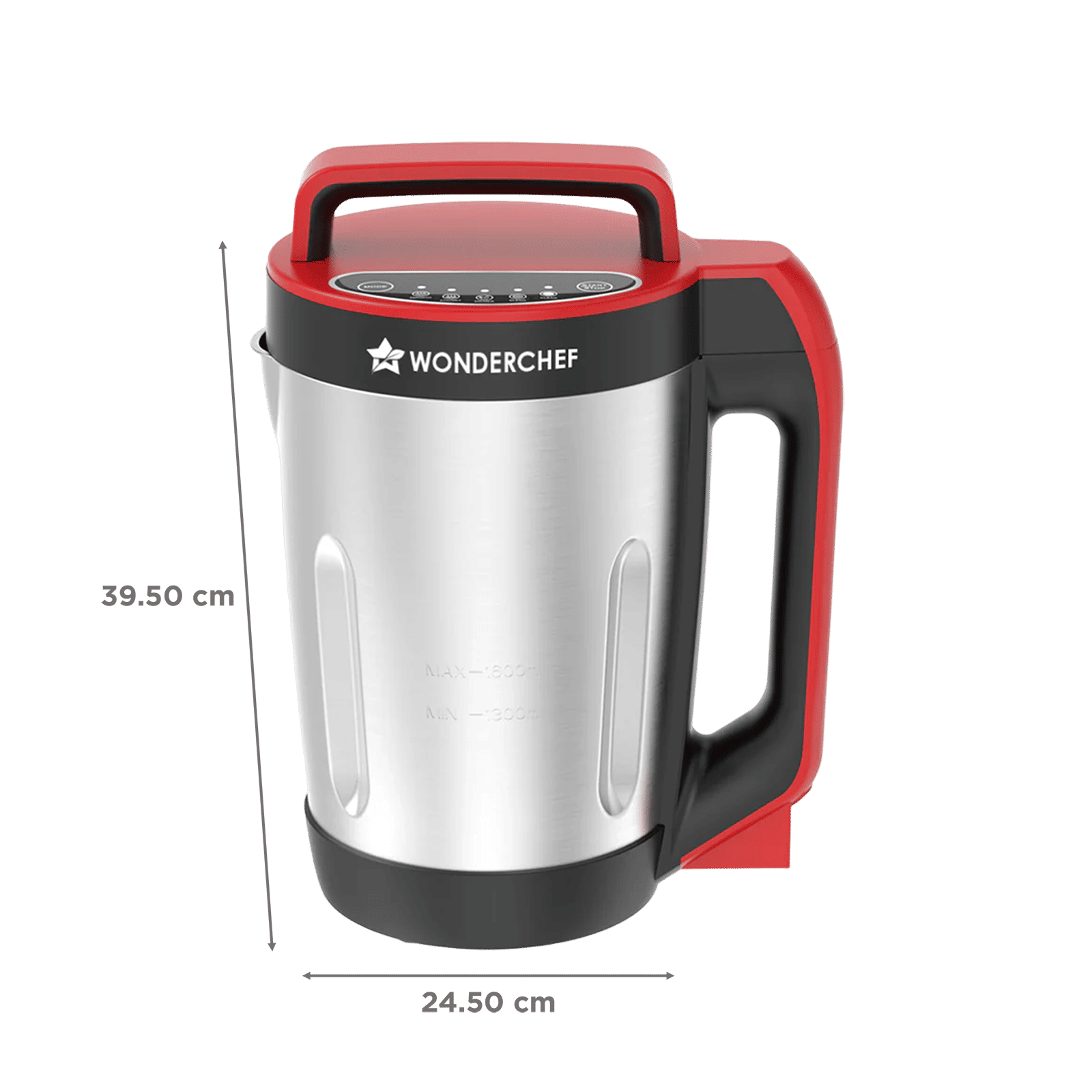 WONDERCHEF Neo 900 Watt 1.6 Litre Soup Maker with 5 Preset Functions (Red & Black) WONDERCHEF Neo 900 Watt 1.6 Litre Soup Maker with 5 Preset Functions (Red & Black)_3