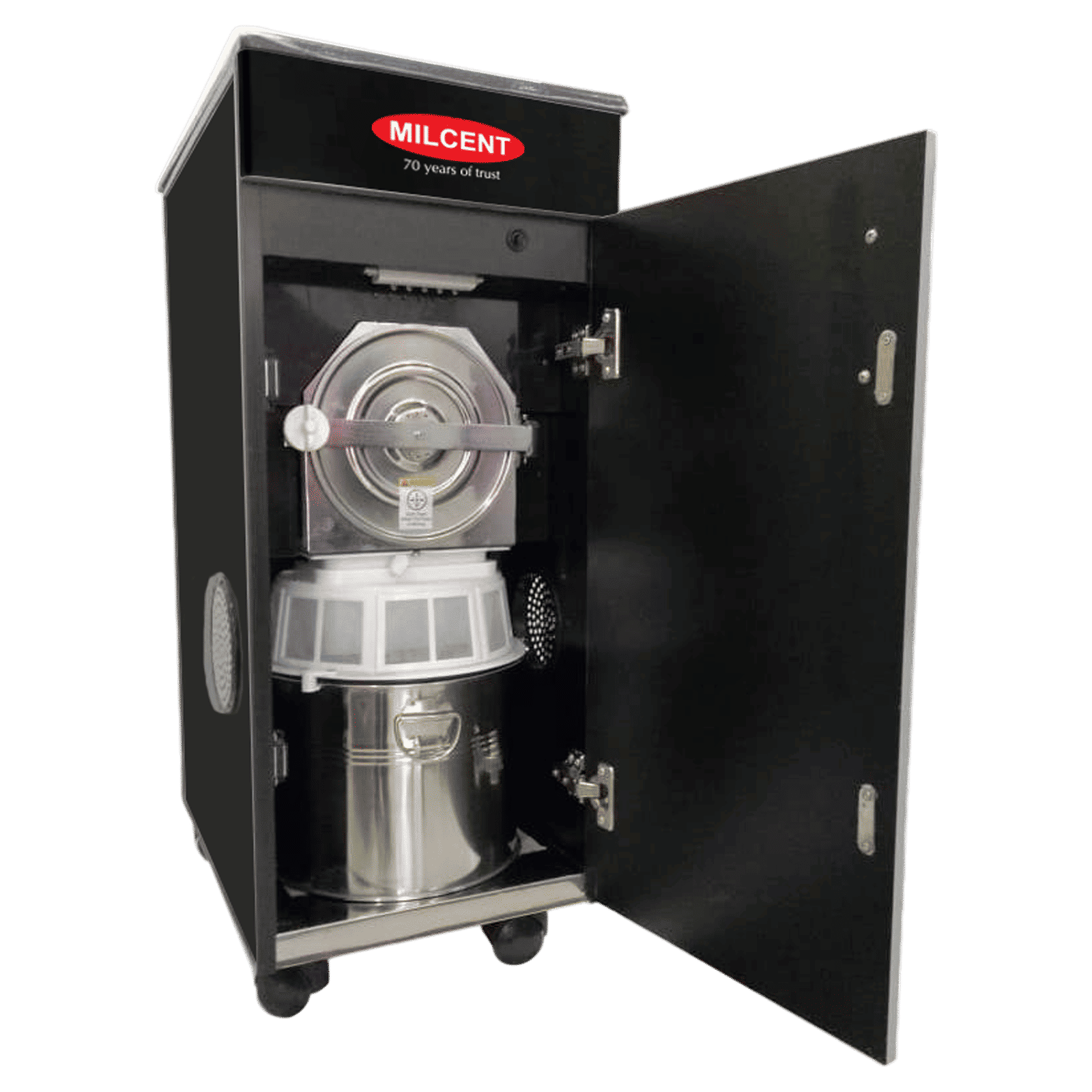 MILCENT PRO PLUS 750 Watts 6.5 Kg Flourmill Machine (Mobile Display Management, F178, Black and Gold) MILCENT PRO PLUS 750 Watts 6.5 Kg Flourmill Machine (Mobile Display Management, F178, Black and Gold)_6