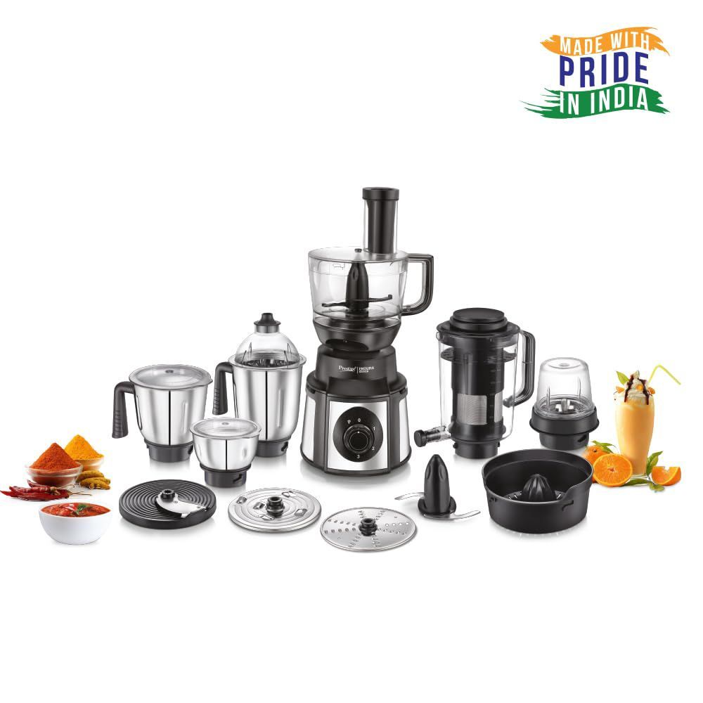 Prestige Endura Pro 1000 Watt Food Processor with 7 Blades (Black) Prestige Endura Pro 1000 Watt Food Processor with 7 Blades (Black)_4