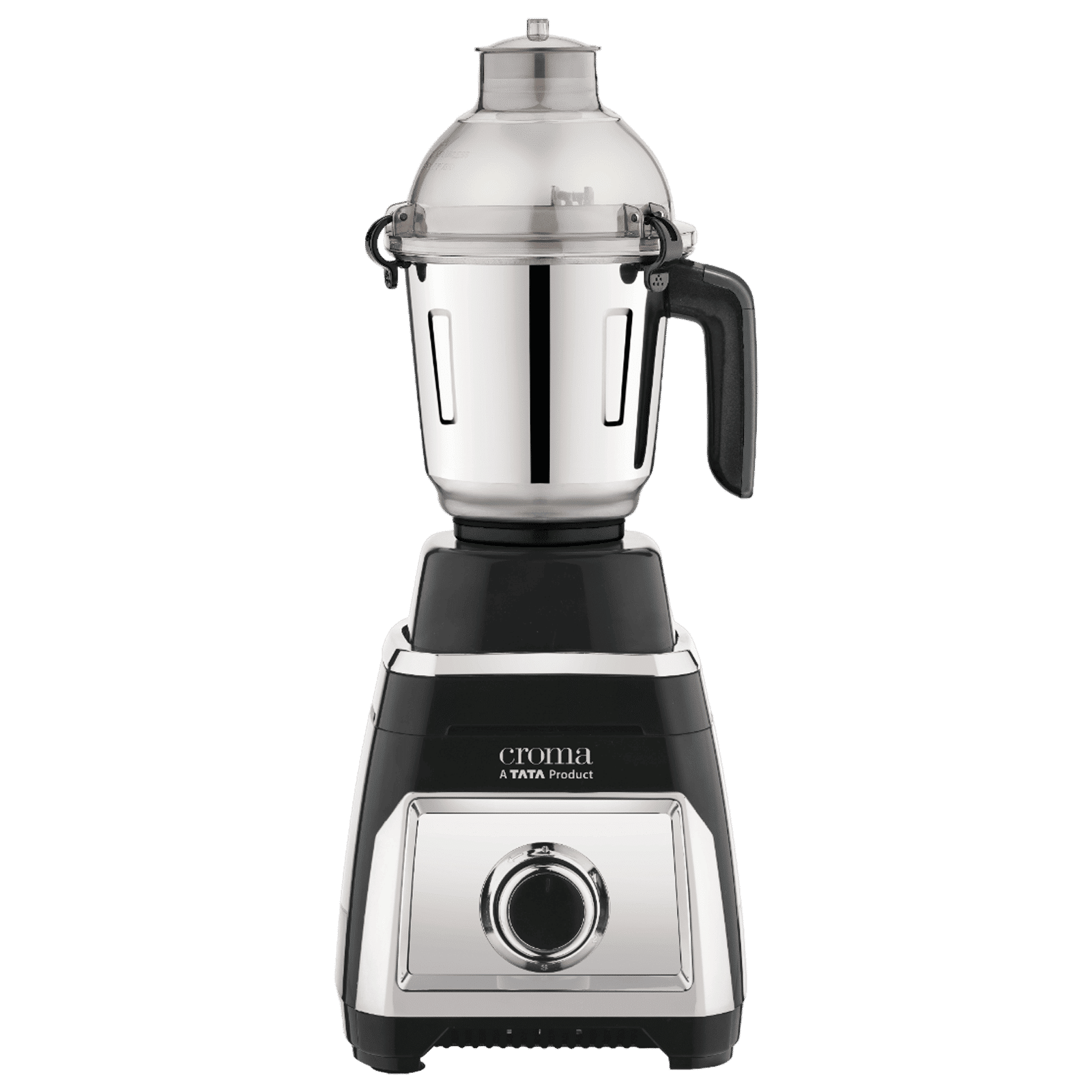 Croma 800 Watt 4 Jars Juicer Mixer Grinder (20000 RPM, Copper Motor, Black & Silver)_4