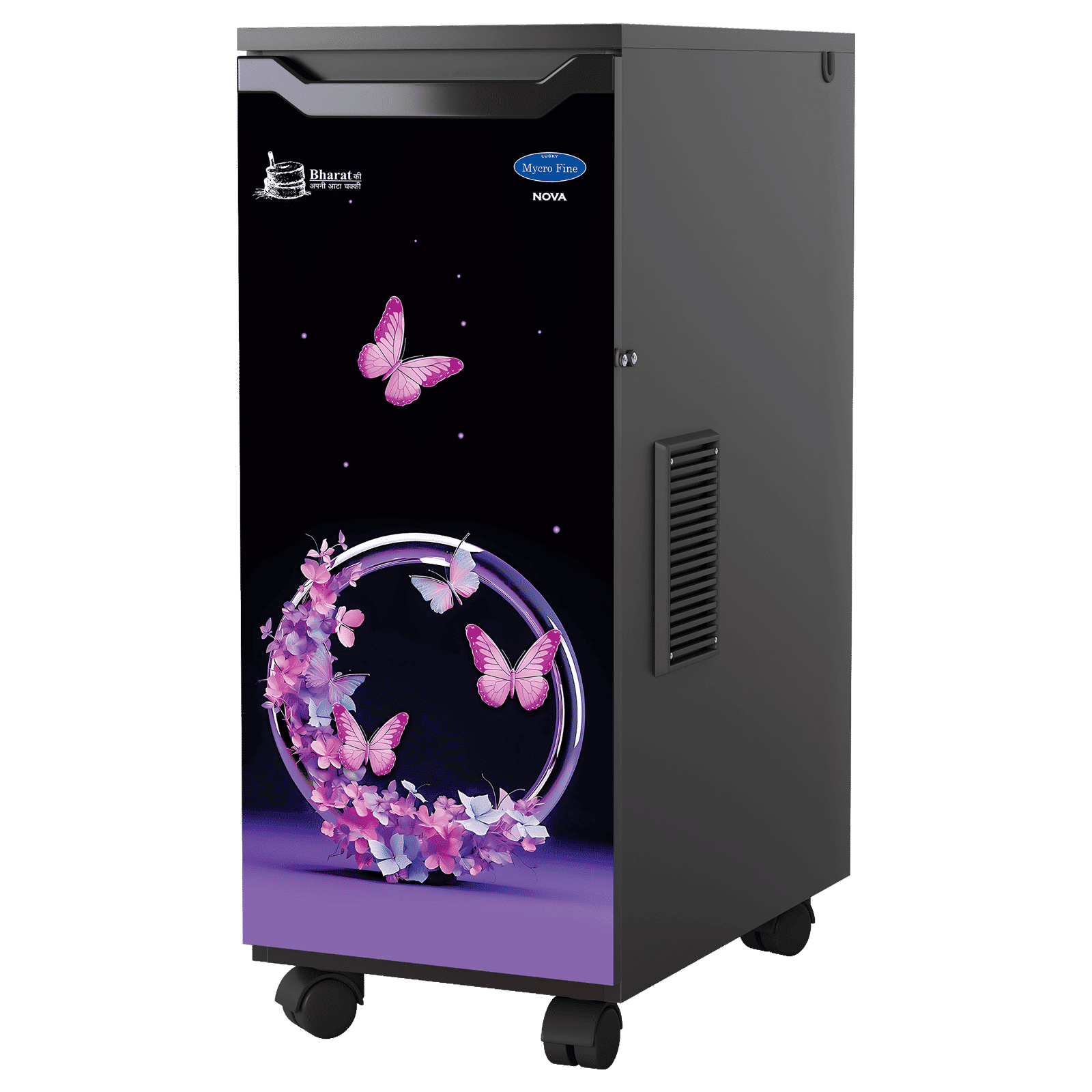 Mycro Fine NOVA VC 750 Watts 5 Kg Flour Mill Machine (Aircooled Filter, LMFA0513, Black) Mycro Fine NOVA VC 750 Watts 5 Kg Flour Mill Machine (Aircooled Filter, LMFA0513, Black)_5