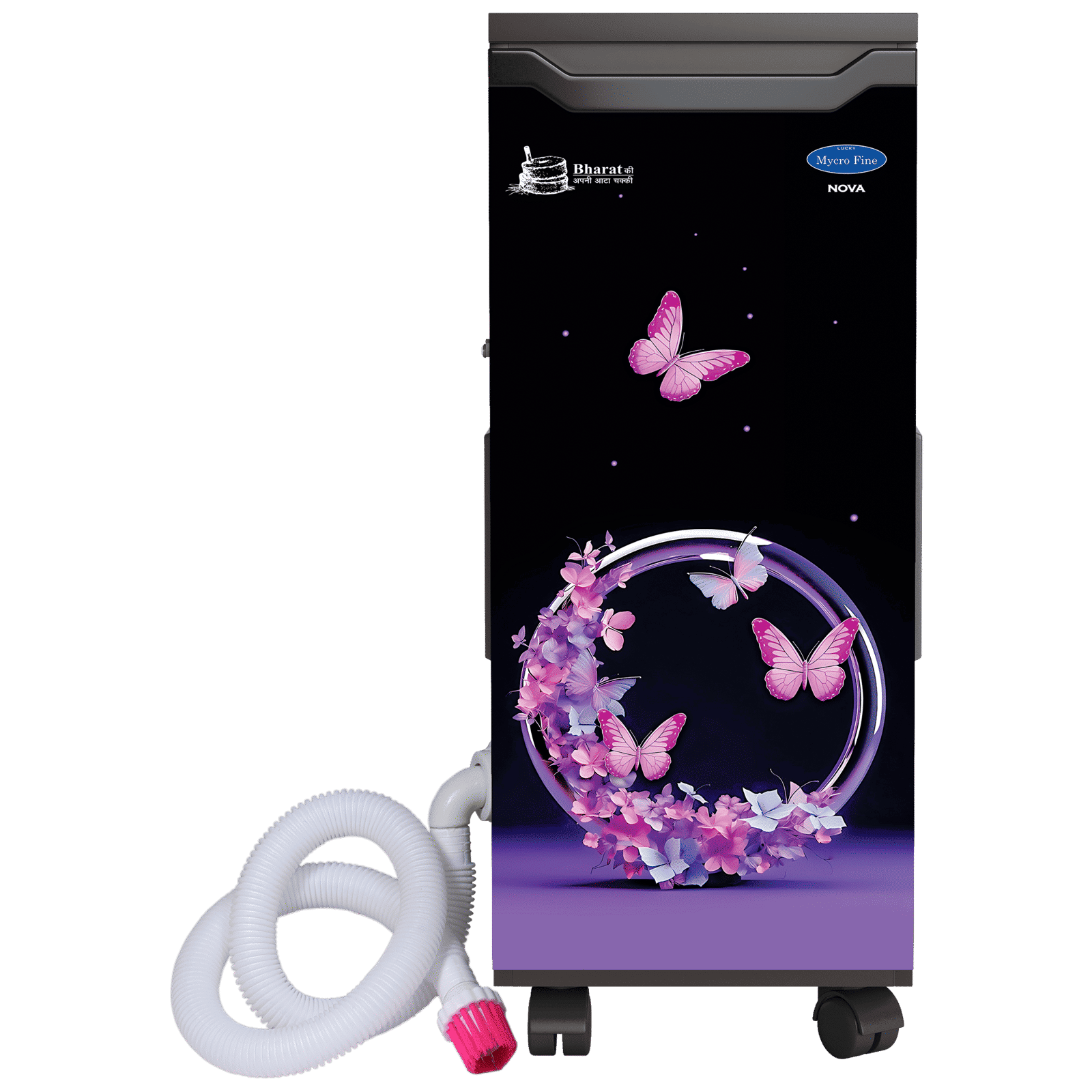 Mycro Fine NOVA VC 750 Watts 5 Kg Flour Mill Machine (Aircooled Filter, LMFA0513, Black) Mycro Fine NOVA VC 750 Watts 5 Kg Flour Mill Machine (Aircooled Filter, LMFA0513, Black)_1