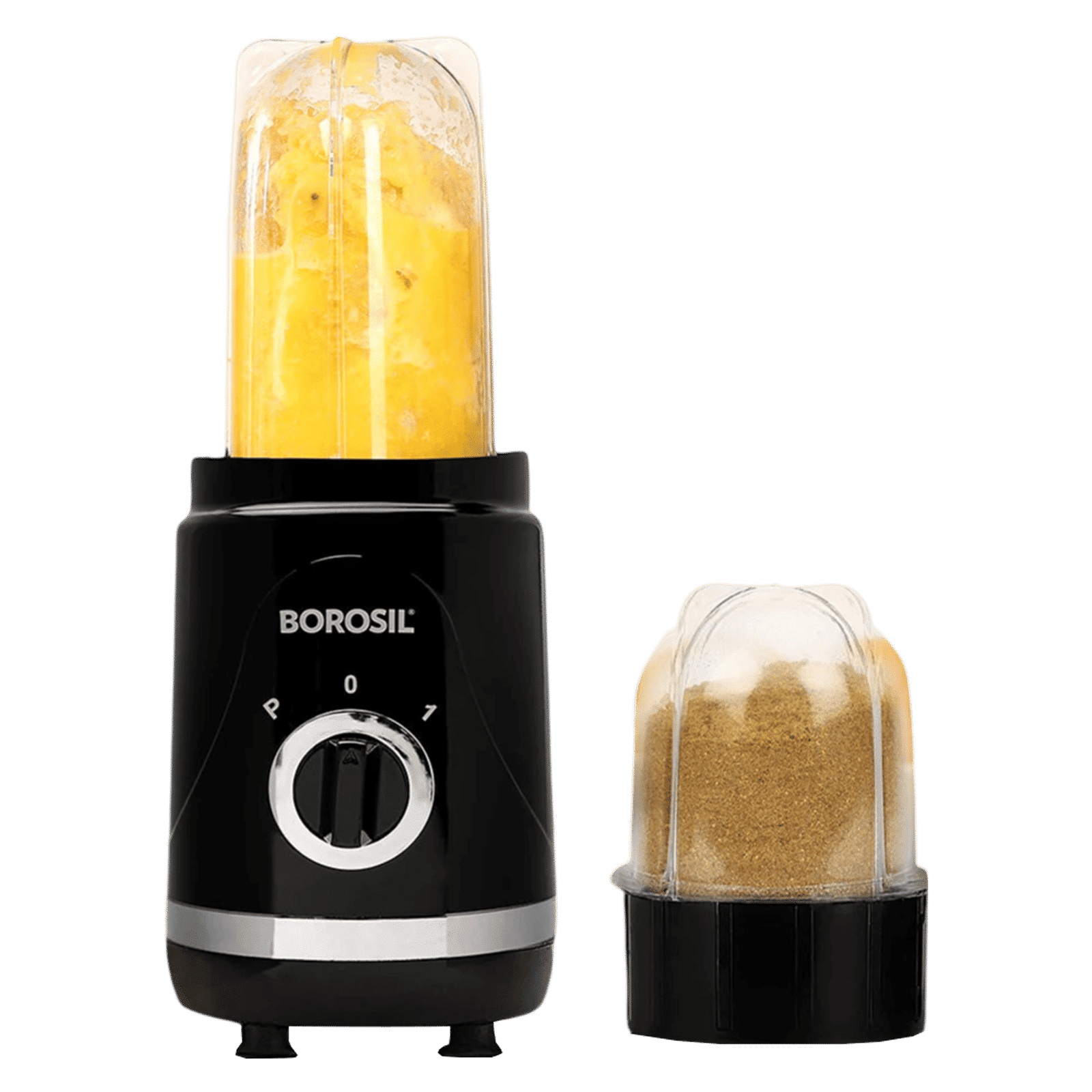 BOROSIL Nutrifresh 400 Watt 2 Jars Blender, Grinder & Smoothie Maker (22,000 RPM, In built Thermostat, Black)_1