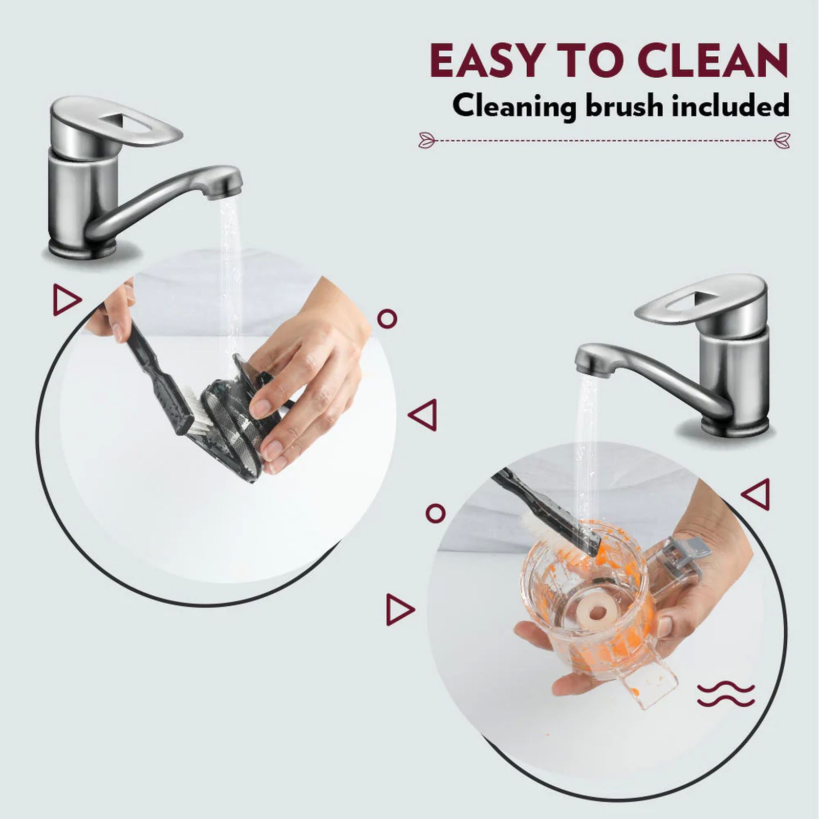 BOROSIL BSJU13WB01 130 Watt 2 Jars Cold Press Juicer (55 RPM, Slow Squeeze Juicing Technology, Black)_6