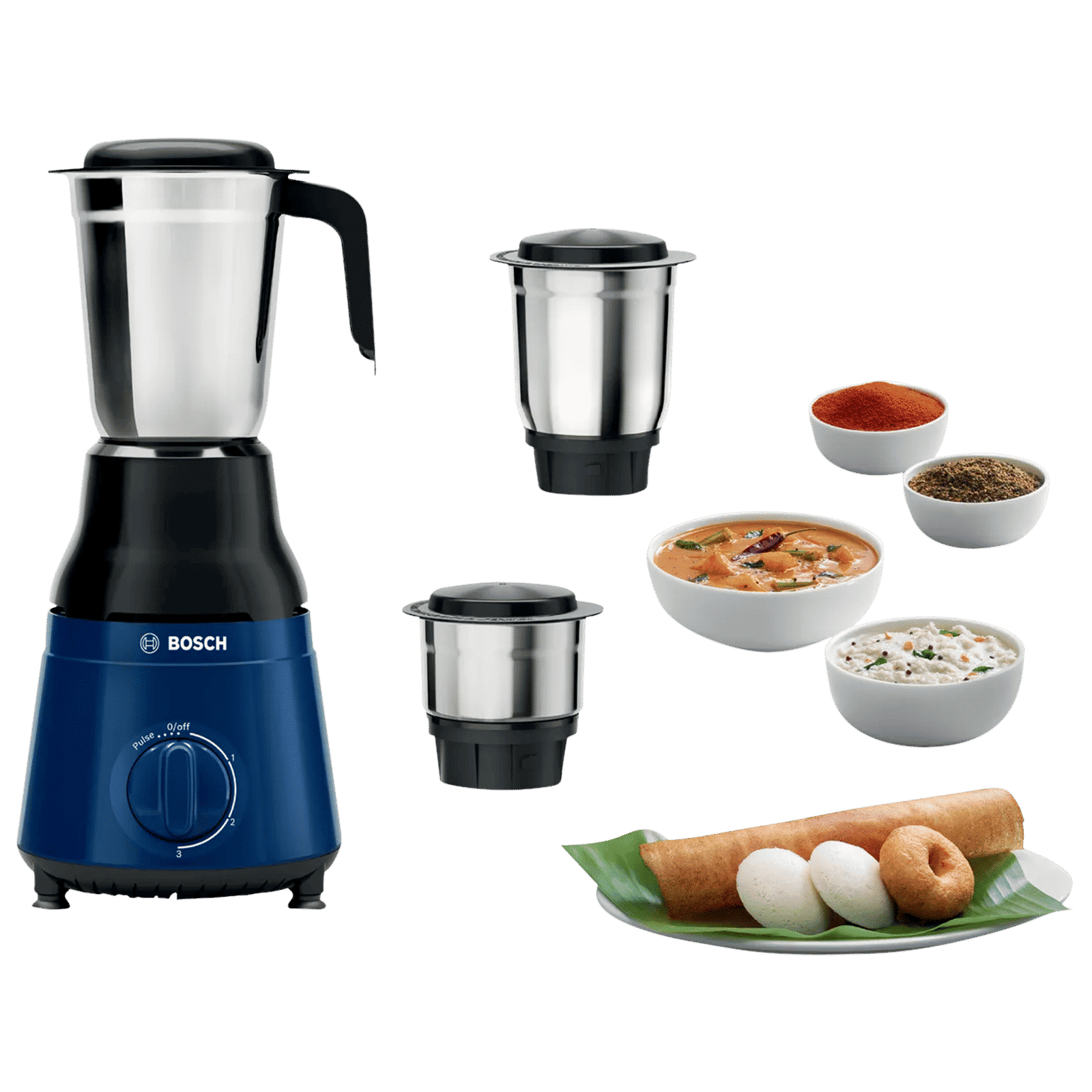 BOSCH TrueMixx 500 Watt 3 Jars Mixer Grinder (22000 RPM, Midnight Blue)_12