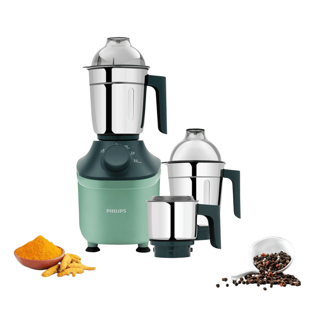 PHILIPS 800 Watt 3 Jars Mixer Grinder (MicroGrind Technology, Green) PHILIPS 800 Watt 3 Jars Mixer Grinder (MicroGrind Technology, Green)_11