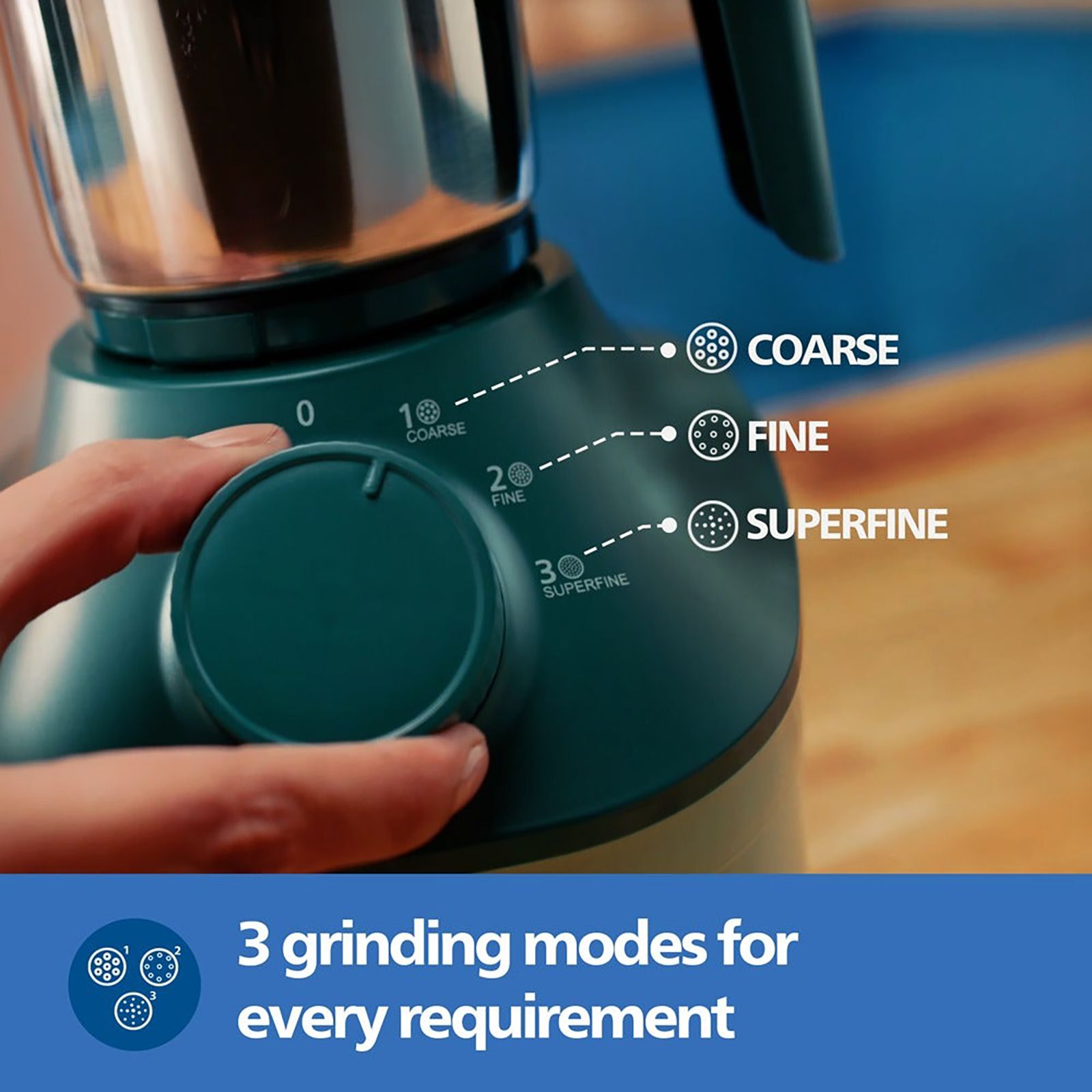 PHILIPS 800 Watt 3 Jars Mixer Grinder (MicroGrind Technology, Green) PHILIPS 800 Watt 3 Jars Mixer Grinder (MicroGrind Technology, Green)_14