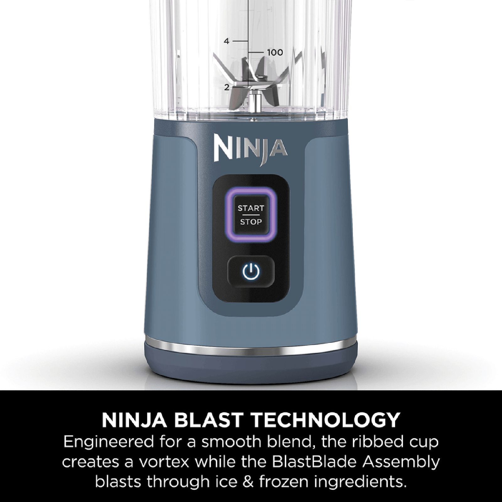 Ninja Blast Portable Blender with Rechargeable Battery (530ml, Blue)_2