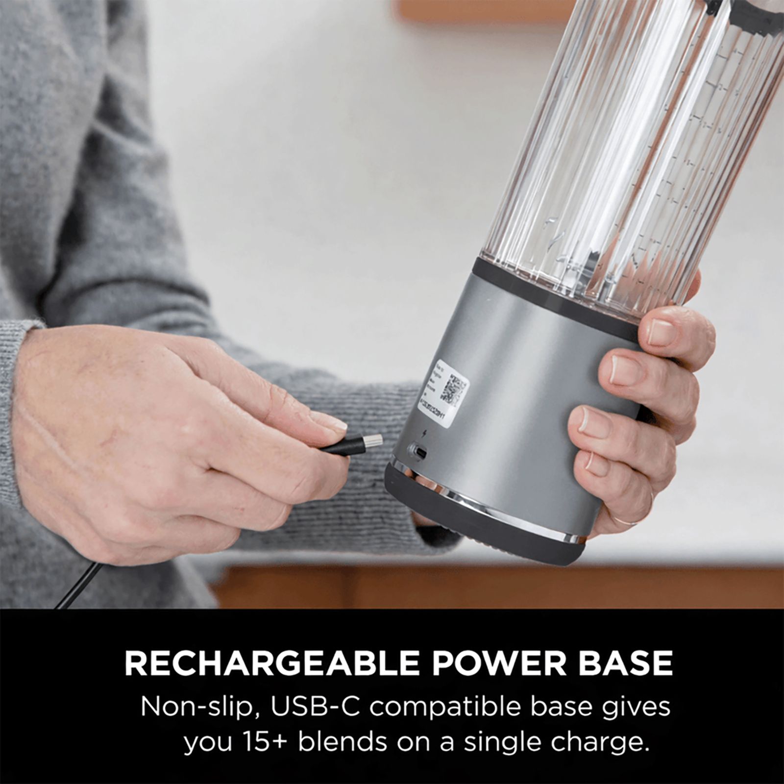 Ninja Blast Portable Blender with Rechargeable Battery (530ml, Blue)_4