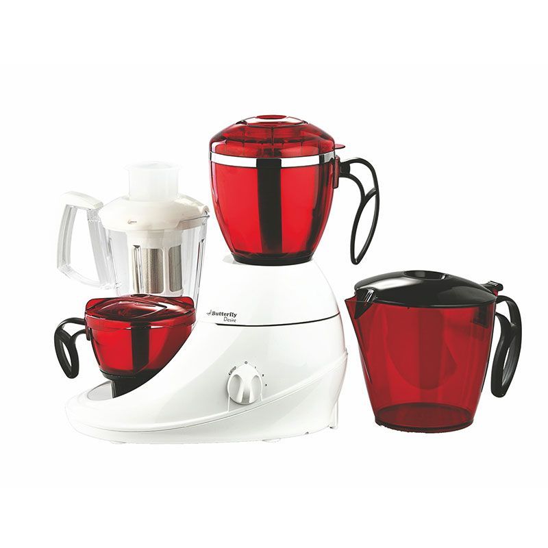 Butterfly 230 Watt Mixer Grinder (Desire, Red/White)_1