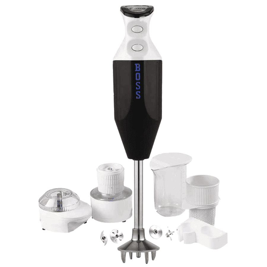 Boss 200 Watt Hand Blender (B103, White/Black)_1
