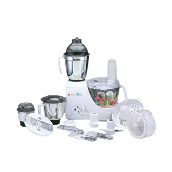 Bajaj 600 Watt Food Processor (FX 10, White)_1
