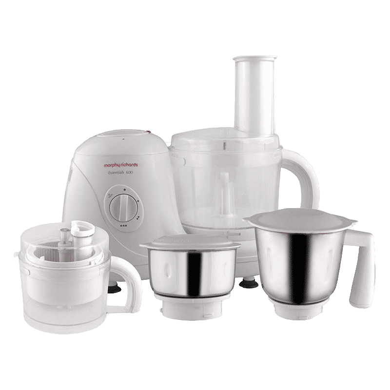 Morphy Richards Essentials 600 Watt Food Processor (600, White)_1