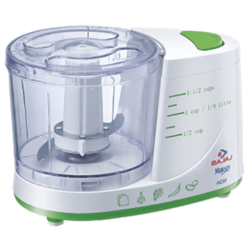 BAJAJ 135 Watt Vegetable Chopper (White & Green)_5
