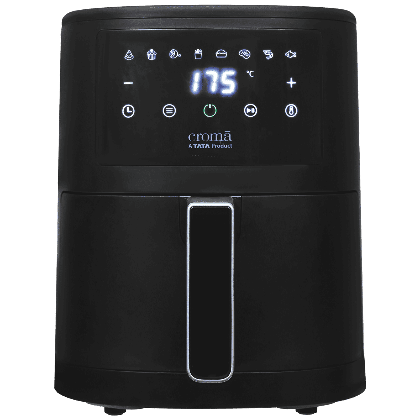 Croma AO6997 3.5L 1500 Watt Digital Air Fryer with Rapid Heat Circulation Technology (Black)_1