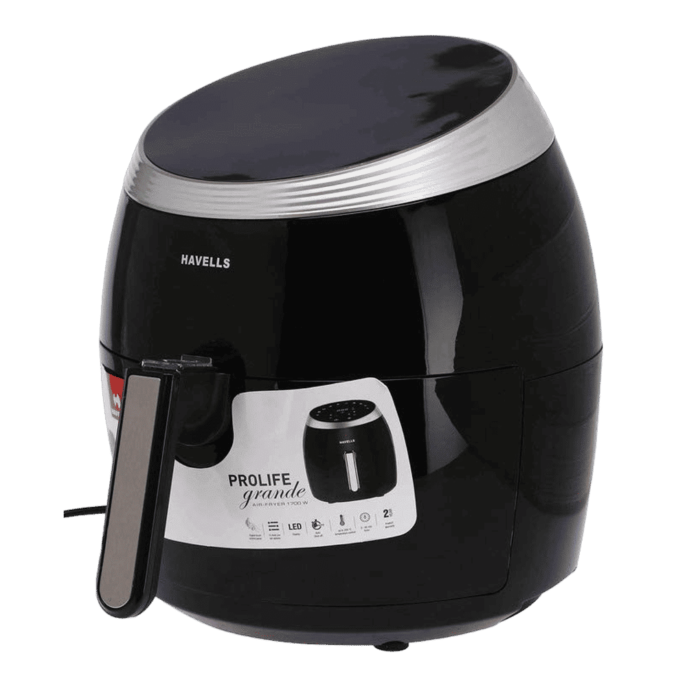 HAVELLS Prolife Grande 6.5L 1700 Watt Digital Air Fryer with Aero Crisp Technology (Black) HAVELLS Prolife Grande 6.5L 1700 Watt Digital Air Fryer with Aero Crisp Technology (Black)_9