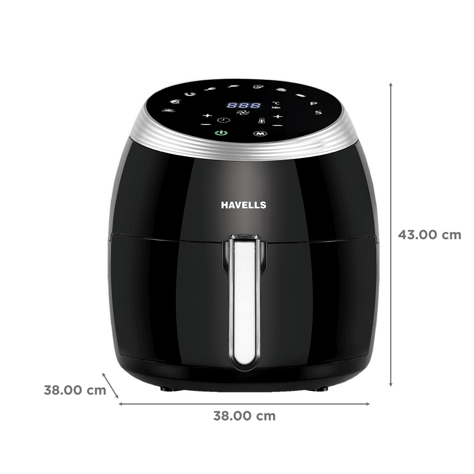 HAVELLS Prolife Grande 6.5L 1700 Watt Digital Air Fryer with Aero Crisp Technology (Black) HAVELLS Prolife Grande 6.5L 1700 Watt Digital Air Fryer with Aero Crisp Technology (Black)_2