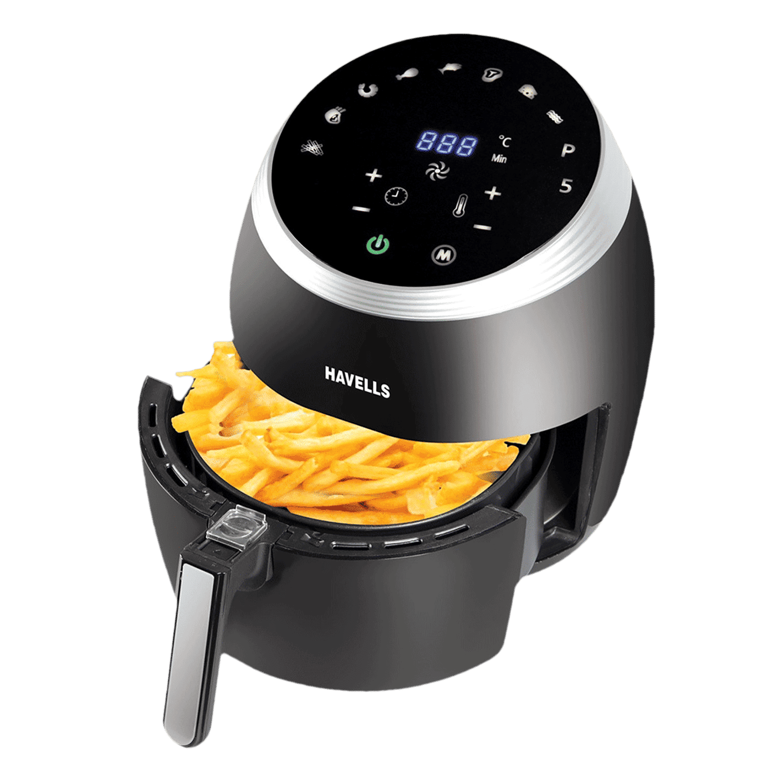 HAVELLS Prolife Grande 6.5L 1700 Watt Digital Air Fryer with Aero Crisp Technology (Black) HAVELLS Prolife Grande 6.5L 1700 Watt Digital Air Fryer with Aero Crisp Technology (Black)_4