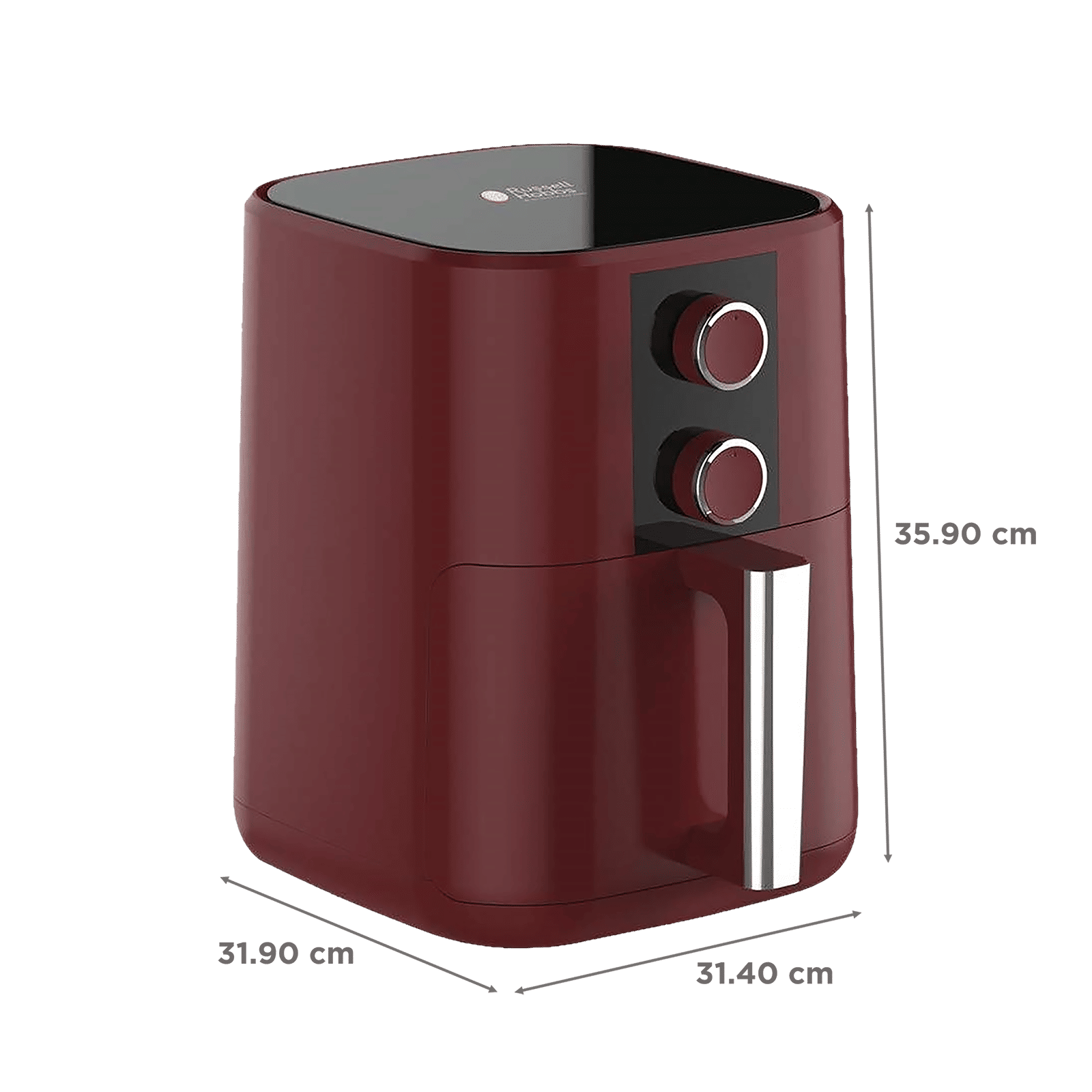 Russell Hobbs AEROFRYER 5L 1350 Watt Air Fryer with Temperature Control Function (Red)_2
